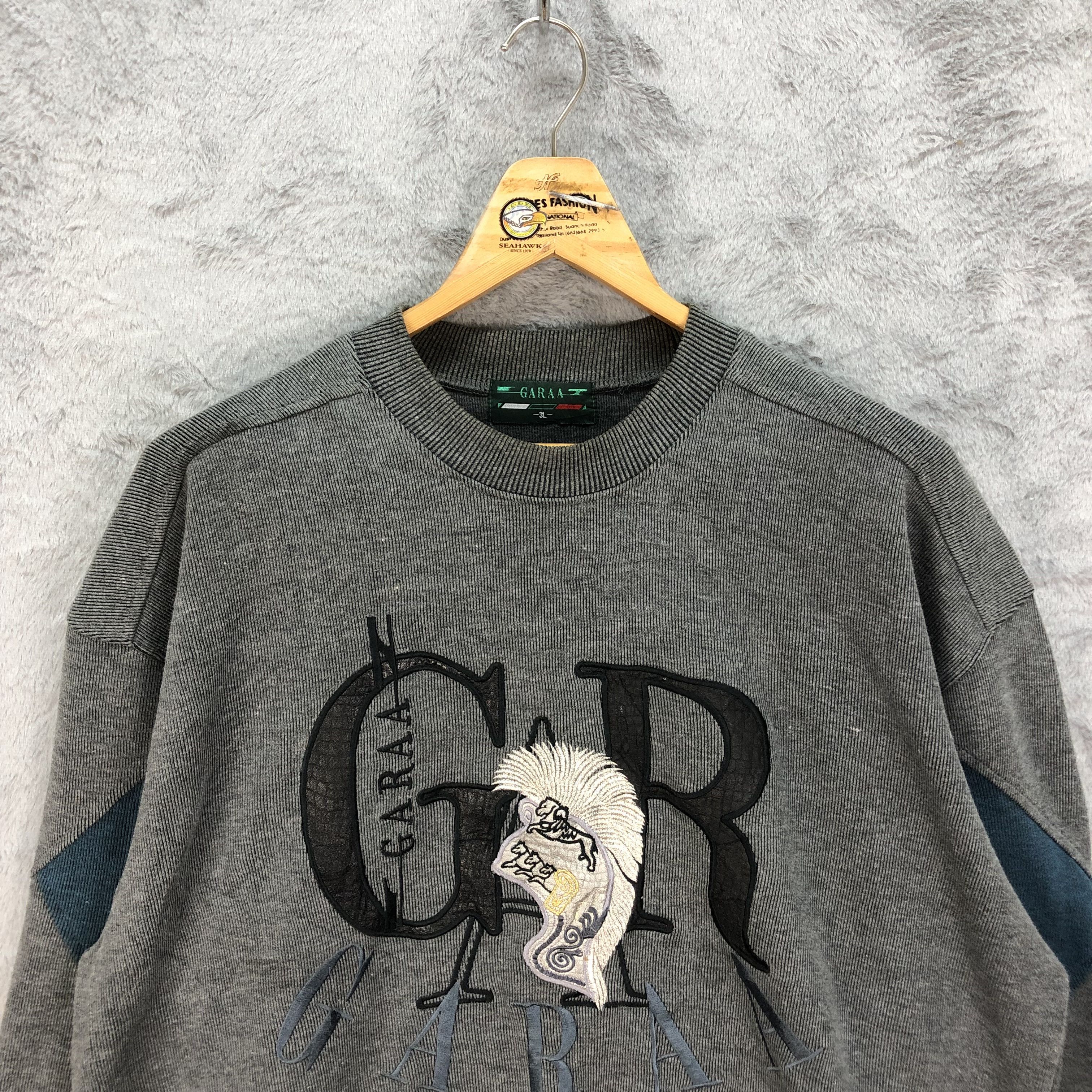 Vintage Vintage GAARA Embroidery Big Logo Sweatshirts #4856-174 Size US XL / EU 56 / 4 - 2 Thumbnail