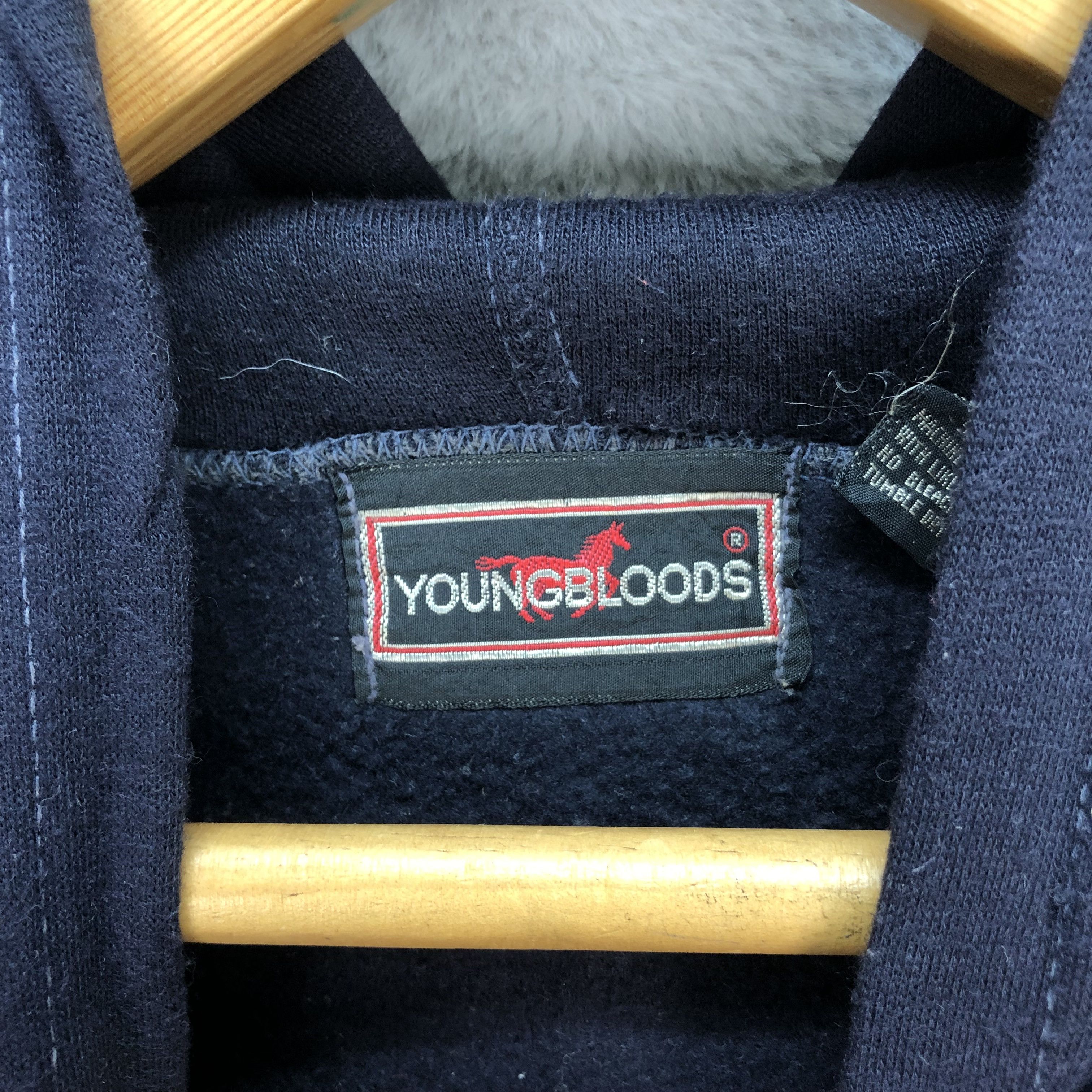 Japanese Brand SKATEHIGH TECHNICAL YOUNGBLOODS PULLOVER HOODIES #5613-200 Size US L / EU 52-54 / 3 - 7 Thumbnail
