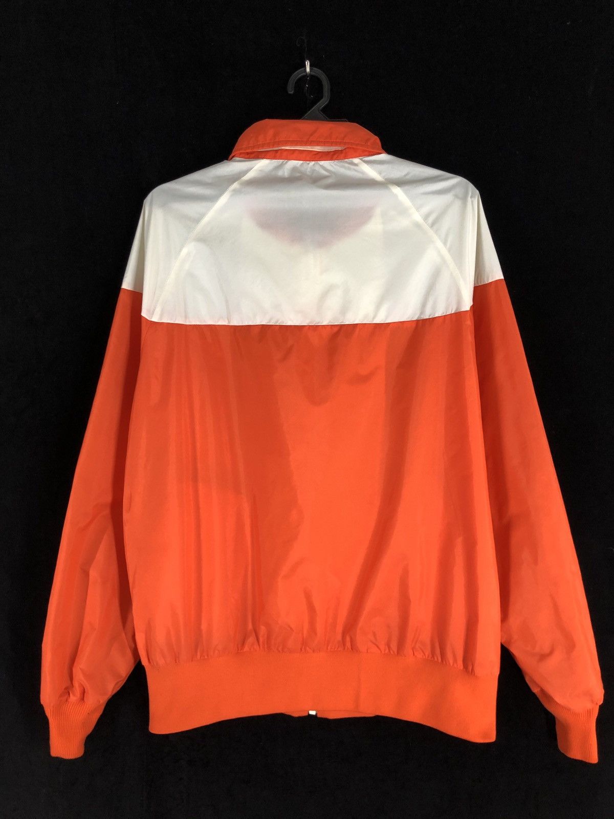Nike × Vintage Rare Vtg 80’ NIKE USA Orange Tag Swoosh Logo Striped Size US XL / EU 56 / 4 - 2 Thumbnail