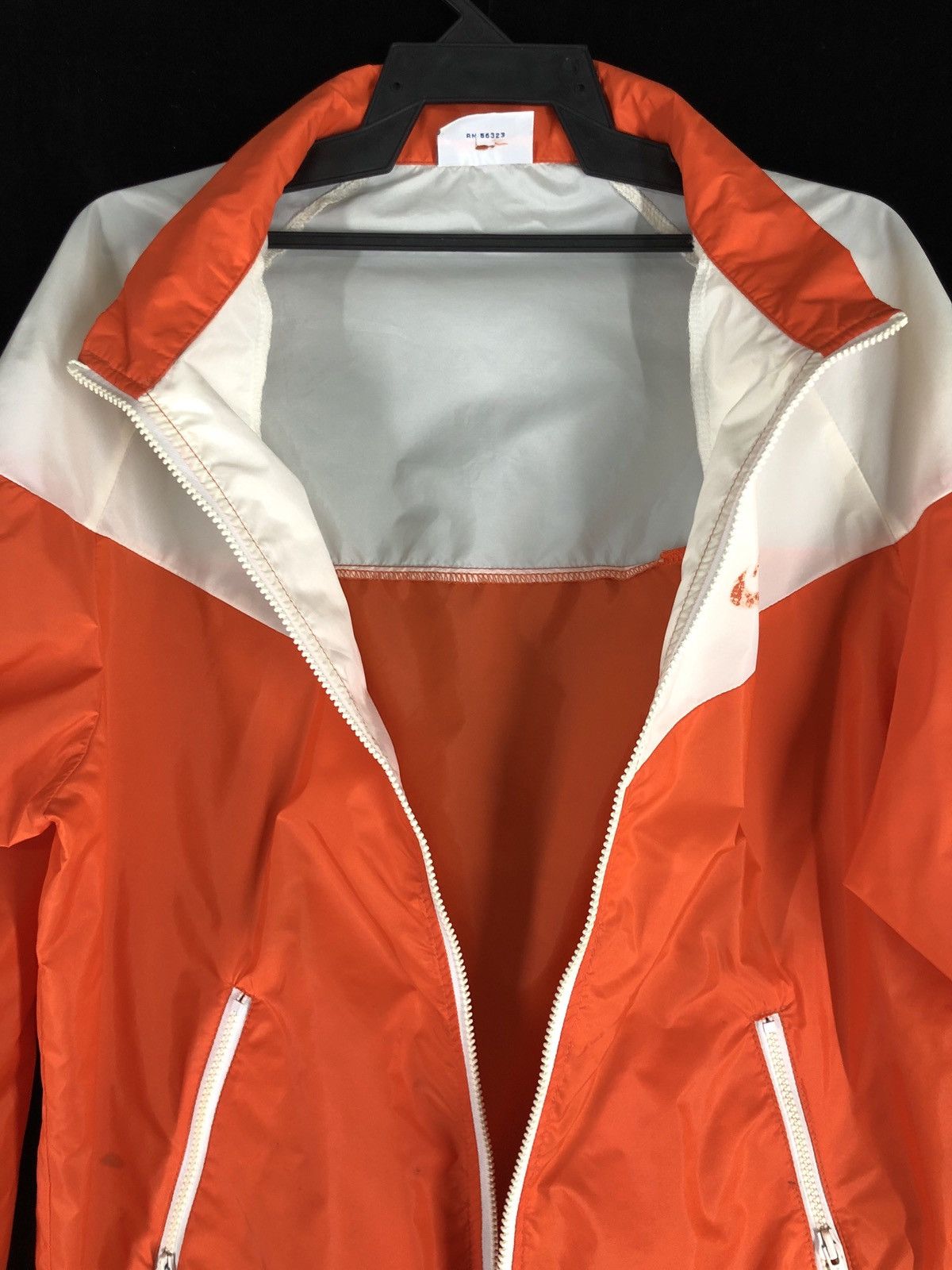 Nike × Vintage Rare Vtg 80’ NIKE USA Orange Tag Swoosh Logo Striped Size US XL / EU 56 / 4 - 5 Thumbnail