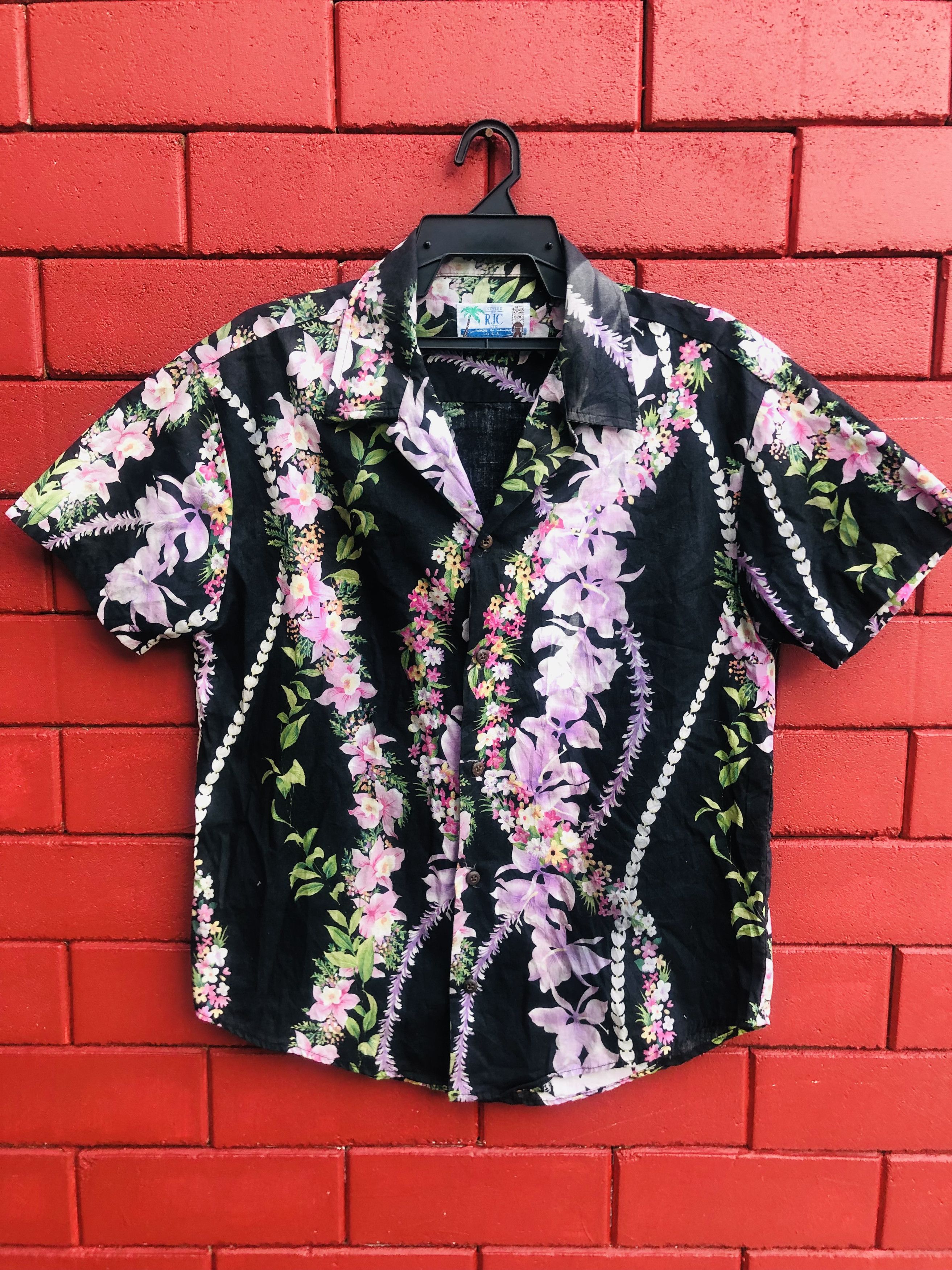 Vintage Vintage Hawaii RJC Limited Designer Fashion Style Size US M / EU 48-50 / 2 - 1 Thumbnail