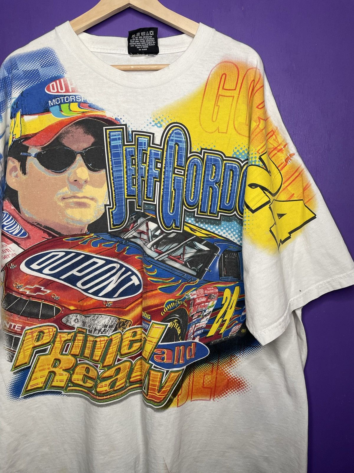 NASCAR × Vintage Vintage Jeff Gordon primed n ready AOP t-shirt Size US XXL / EU 58 / 5 - 3 Thumbnail