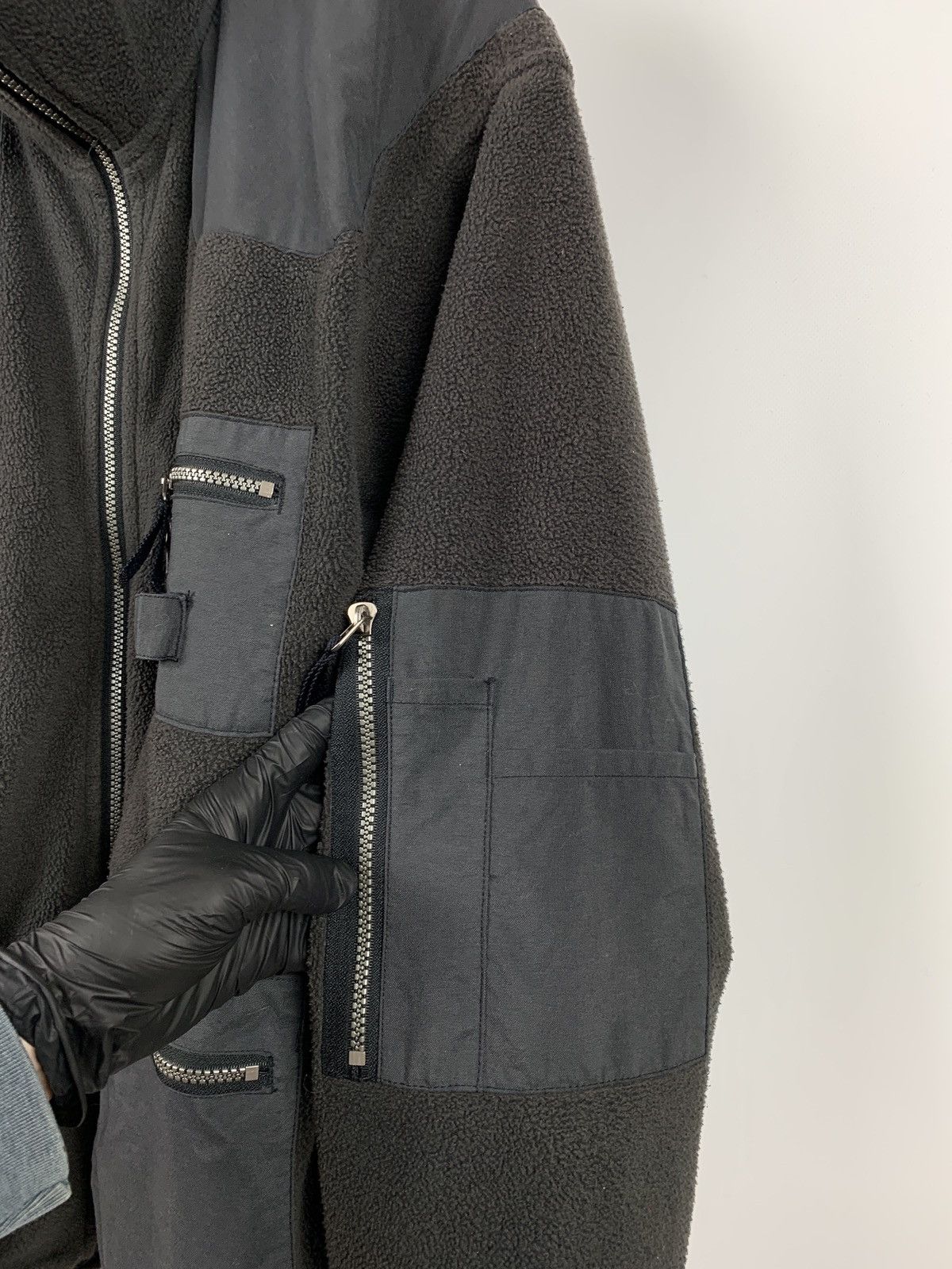 Helly Hansen Vintage Helly Hansen Utility Military Cargo Fleece Jacket Size US L / EU 52-54 / 3 - 8 Thumbnail