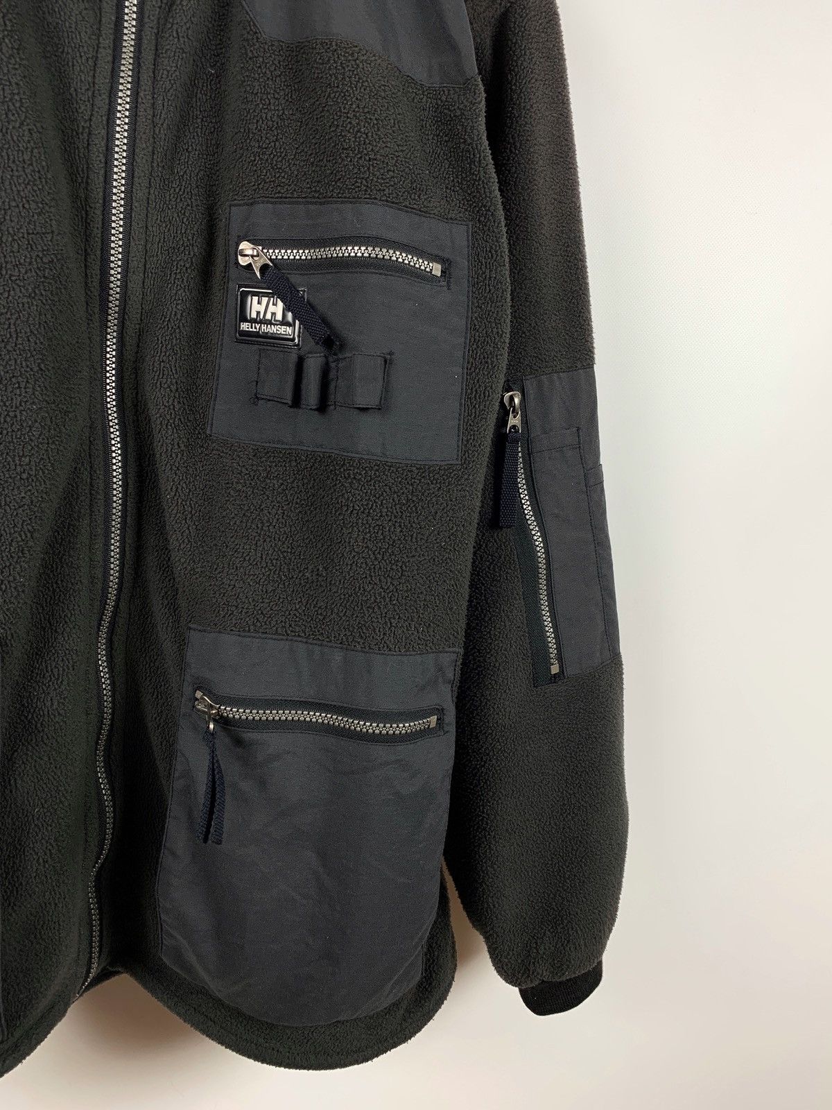 Helly Hansen Vintage Helly Hansen Utility Military Cargo Fleece Jacket Size US L / EU 52-54 / 3 - 5 Thumbnail