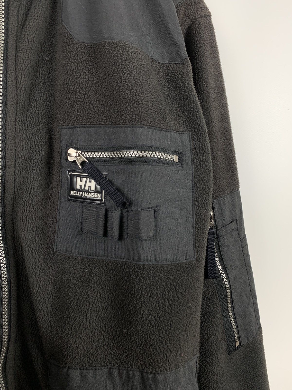 Helly Hansen Vintage Helly Hansen Utility Military Cargo Fleece Jacket Size US L / EU 52-54 / 3 - 6 Thumbnail