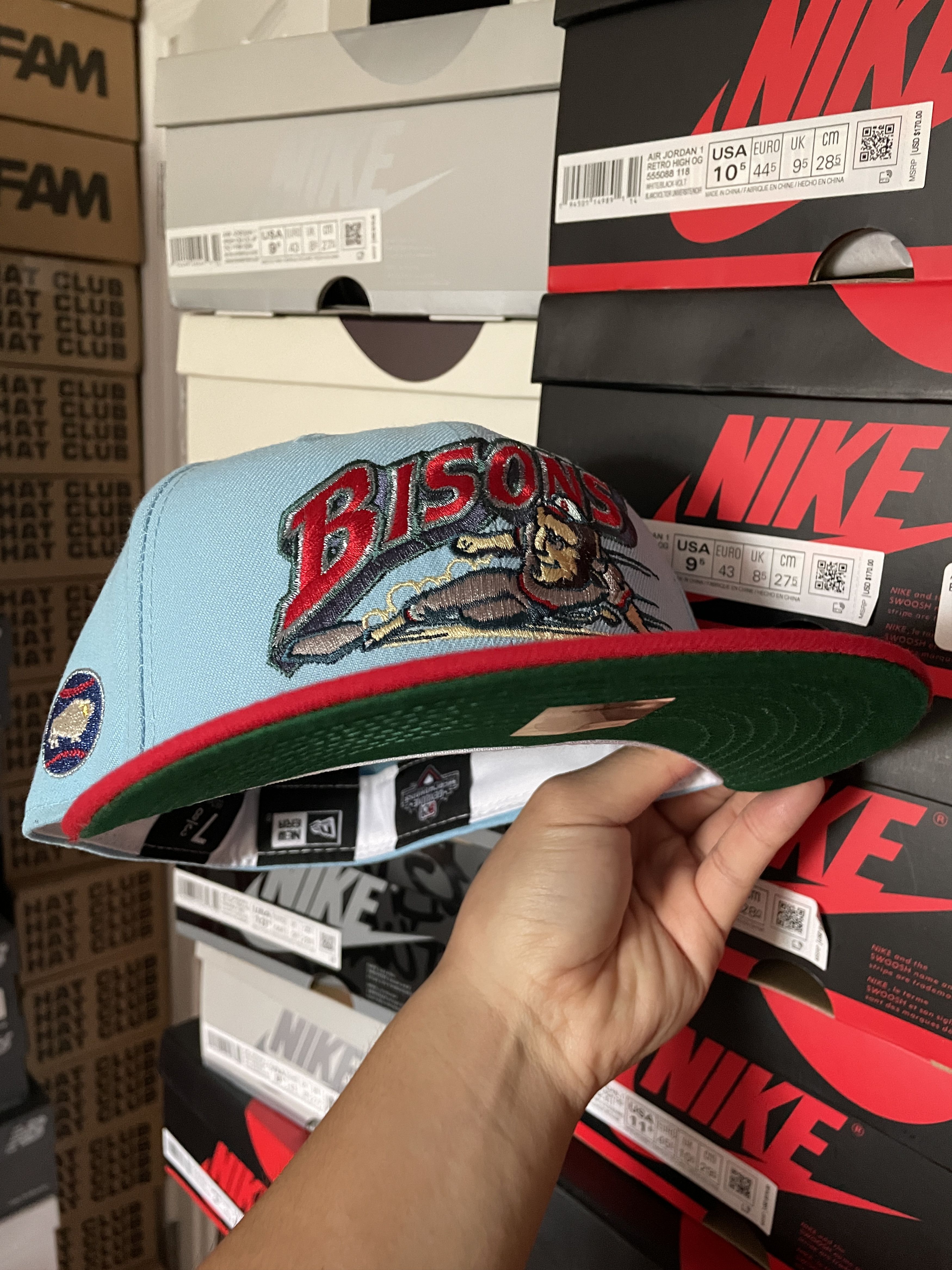 MLB × New Era 7 3/8 Myfitteds Route 66 Buffalo Bisons Blue Whale Catoosa Size ONE SIZE - 7 Thumbnail