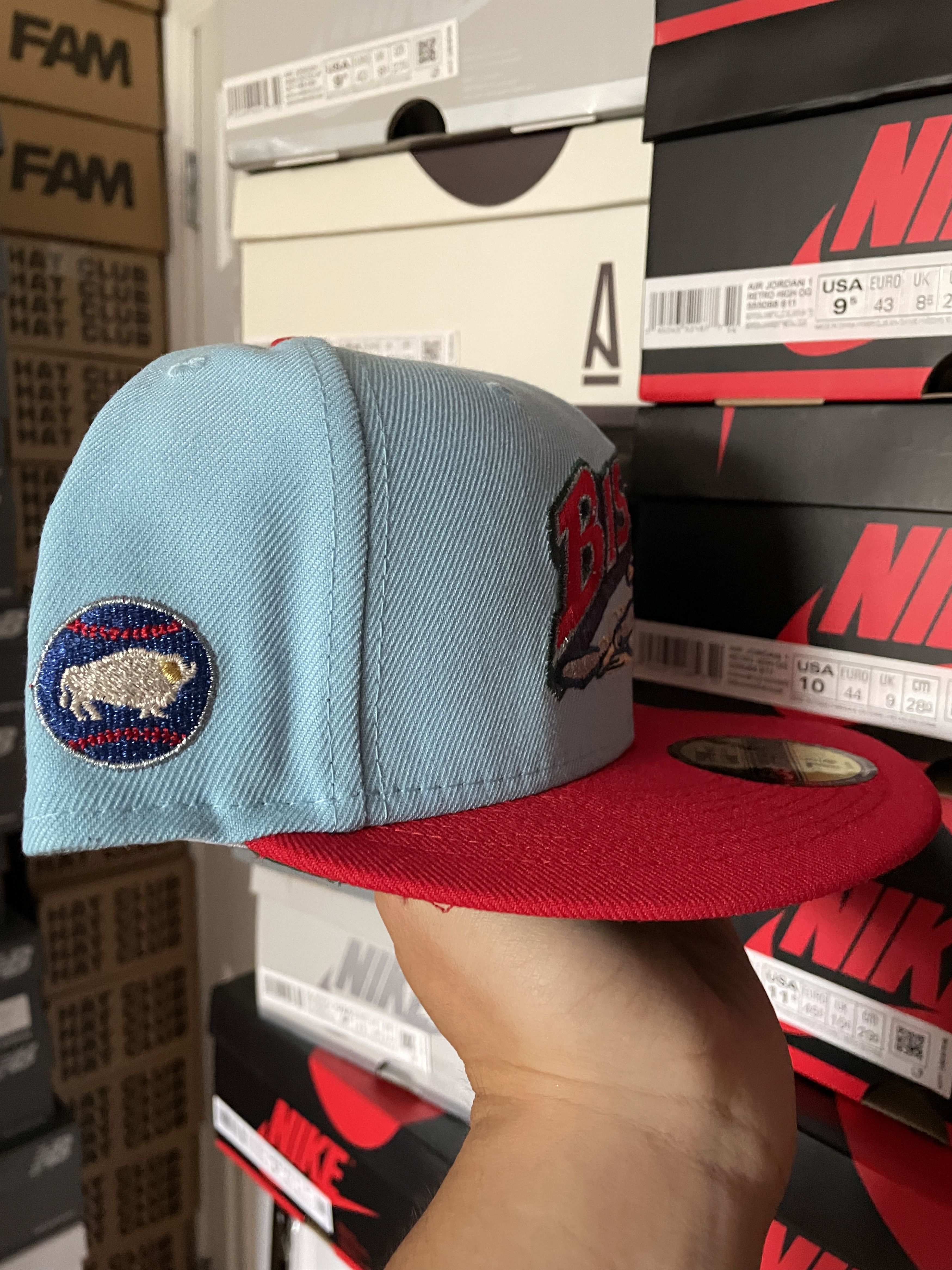 MLB × New Era 7 3/8 Myfitteds Route 66 Buffalo Bisons Blue Whale Catoosa Size ONE SIZE - 3 Thumbnail