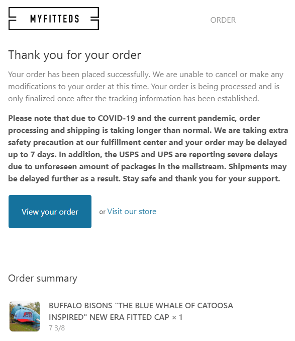 MLB × New Era 7 3/8 Myfitteds Route 66 Buffalo Bisons Blue Whale Catoosa Size ONE SIZE - 9 Thumbnail