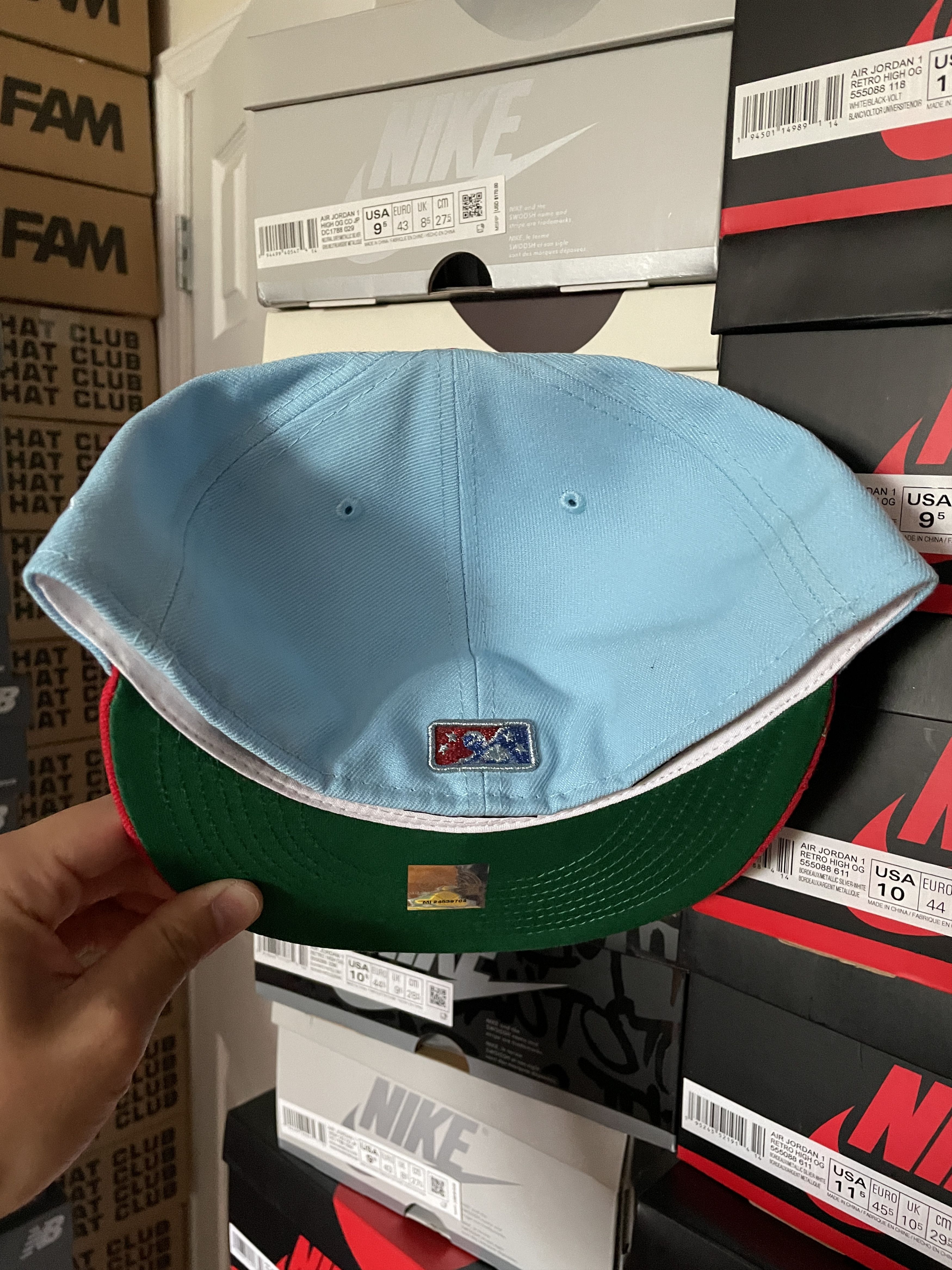 MLB × New Era 7 3/8 Myfitteds Route 66 Buffalo Bisons Blue Whale Catoosa Size ONE SIZE - 5 Thumbnail