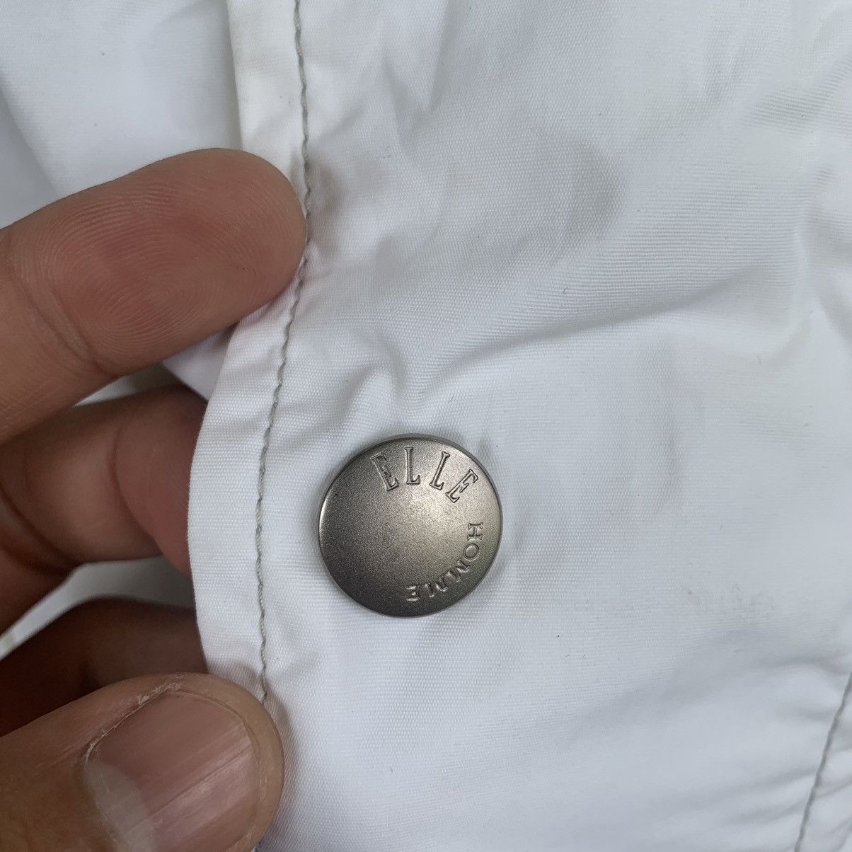 Japanese Brand ELLE Homme paris half zip button windbreaker vintage 90s Size US L / EU 52-54 / 3 - 5 Thumbnail