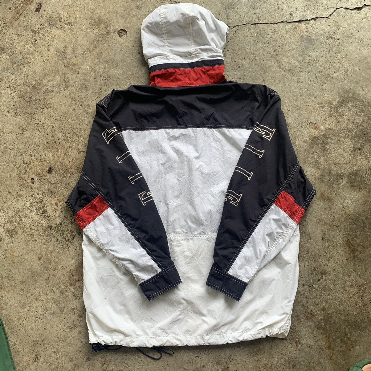 Japanese Brand ELLE Homme paris half zip button windbreaker vintage 90s Size US L / EU 52-54 / 3 - 18 Thumbnail