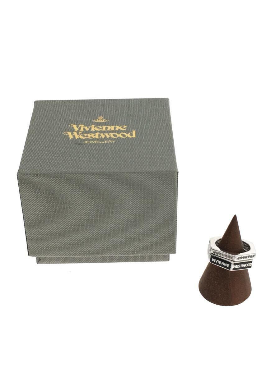 Vivienne Westwood 925 Double Hexagon Ring Size ONE SIZE - 2 Thumbnail