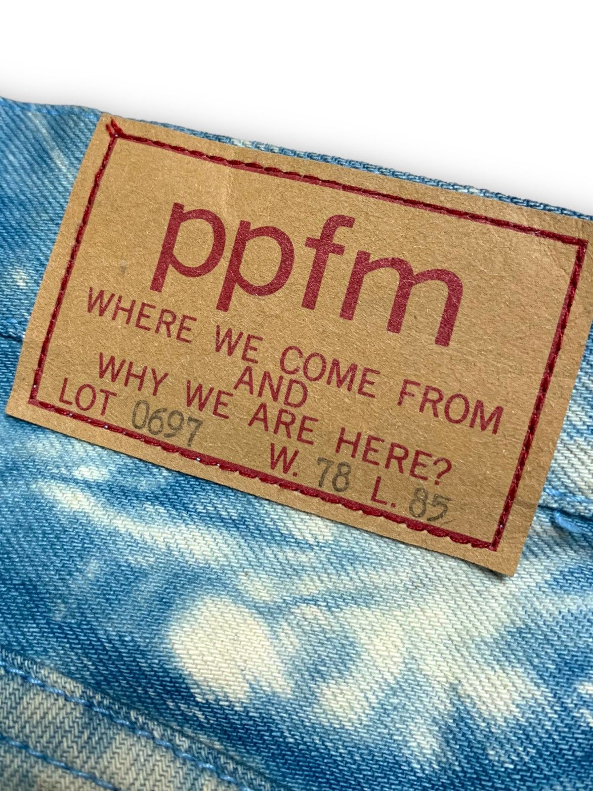 Designer × Japanese Brand × PPFM PPFM FLARE RARE DESIGN JAPANESE BRAND JEANS DENIM Size US 30 / EU 46 - 13 Thumbnail