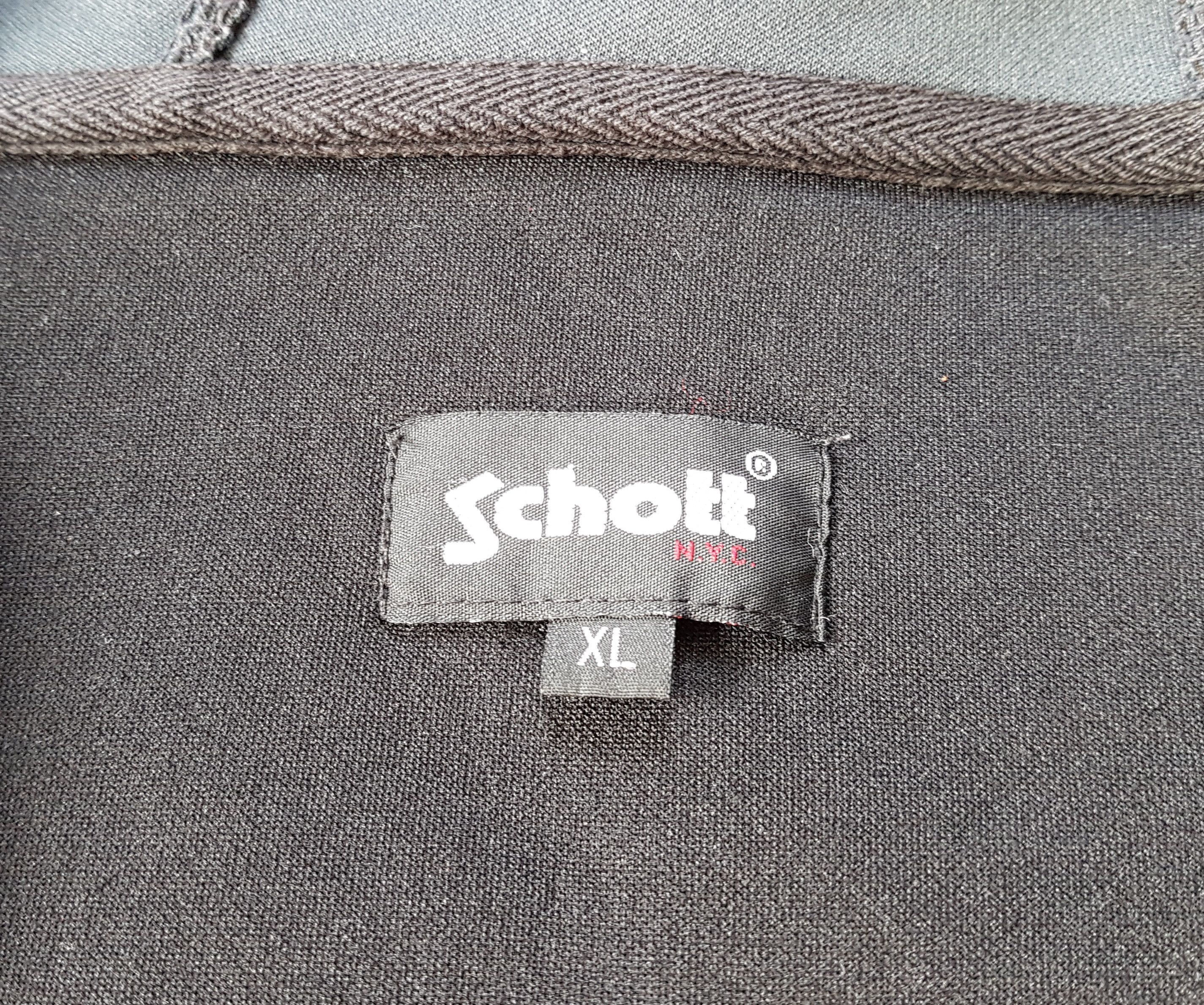 Schott Schott NYC Neoprene Vintage Full Zip Hooded Jacket Size US XL / EU 56 / 4 - 14 Thumbnail