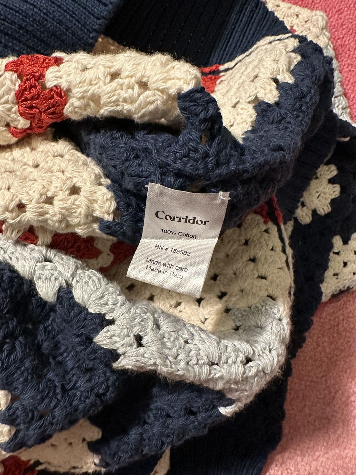 Corridor Corridor Hand Crochet Cardigan Size US XXL / EU 58 / 5 - 4 Thumbnail