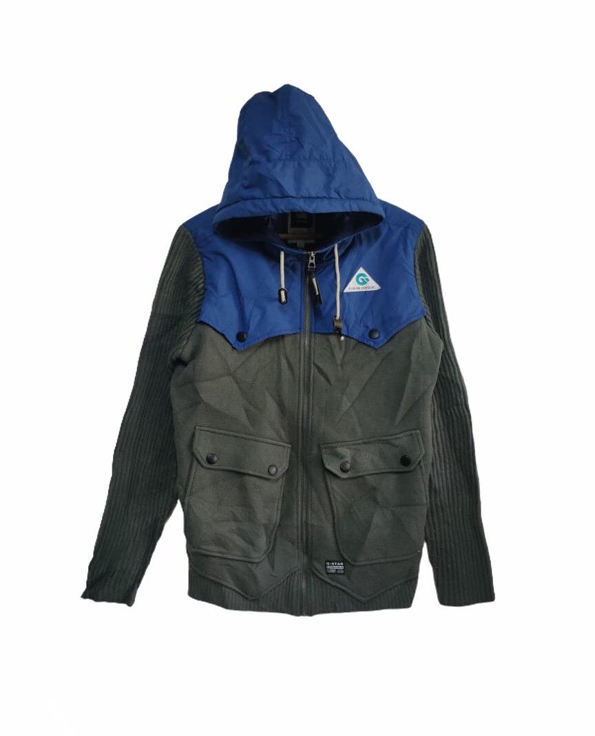 G-Star × Japanese Brand G-Star Rew Hoodie Multipockets Zipper Size US M / EU 48-50 / 2 - 1 Thumbnail