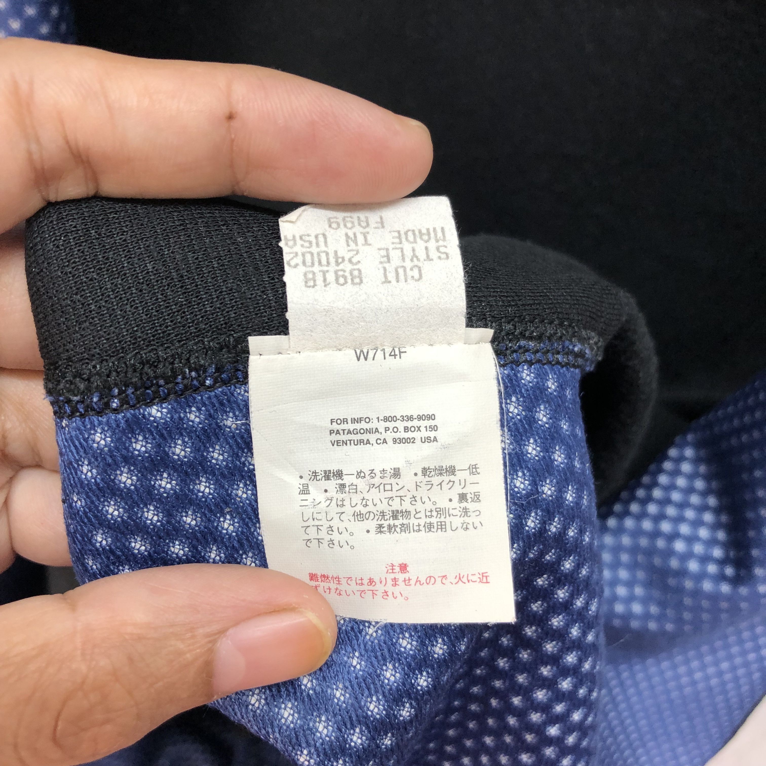 Patagonia VINTAGE PATAGONIA MADE IN USA BLACK FLEECE VEST #5273-182 Size US L / EU 52-54 / 3 - 11 Thumbnail