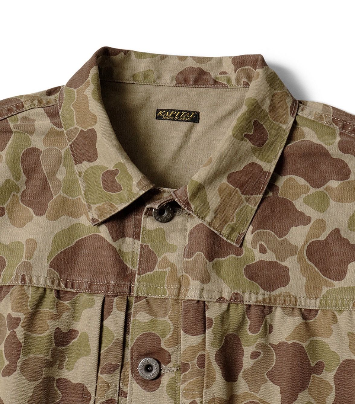 Kapital Kapital Herringbone Happy Peek-a-boo Camouflage 1st Jacket Size US L / EU 52-54 / 3 - 8 Thumbnail