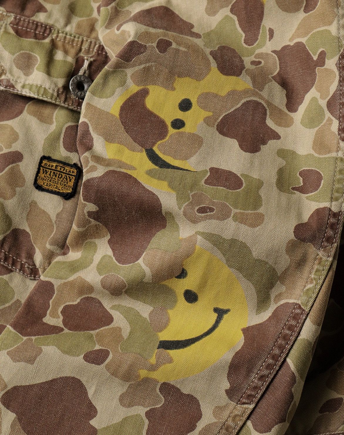 Kapital Kapital Herringbone Happy Peek-a-boo Camouflage 1st Jacket Size US L / EU 52-54 / 3 - 5 Thumbnail