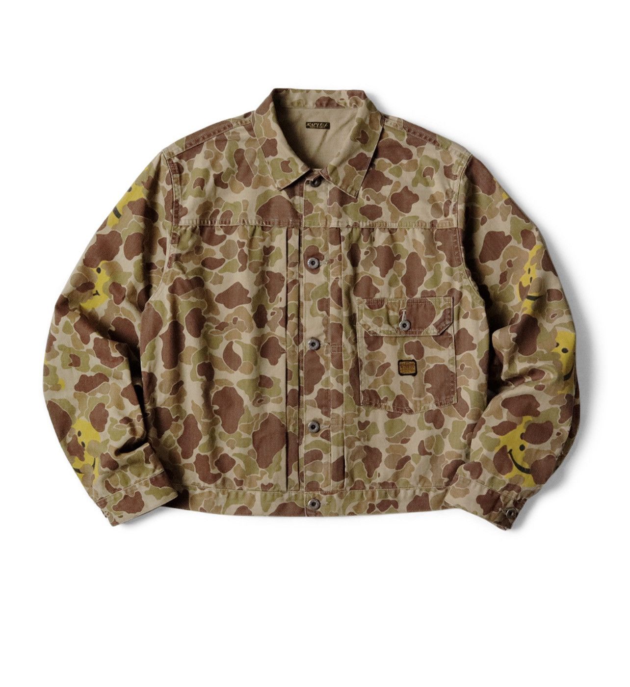 Kapital Kapital Herringbone Happy Peek-a-boo Camouflage 1st Jacket Size US L / EU 52-54 / 3 - 2 Thumbnail