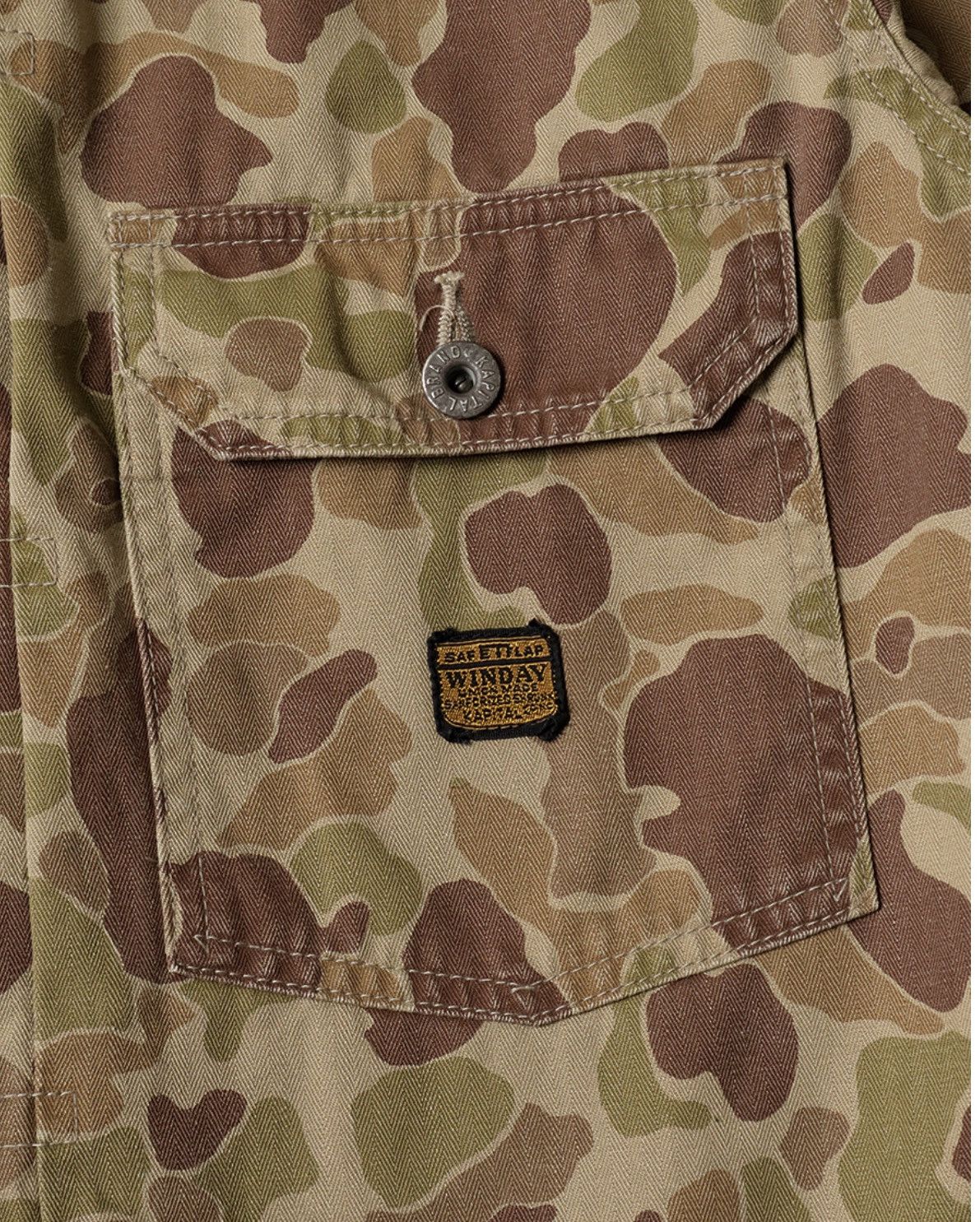 Kapital Kapital Herringbone Happy Peek-a-boo Camouflage 1st Jacket Size US L / EU 52-54 / 3 - 7 Thumbnail