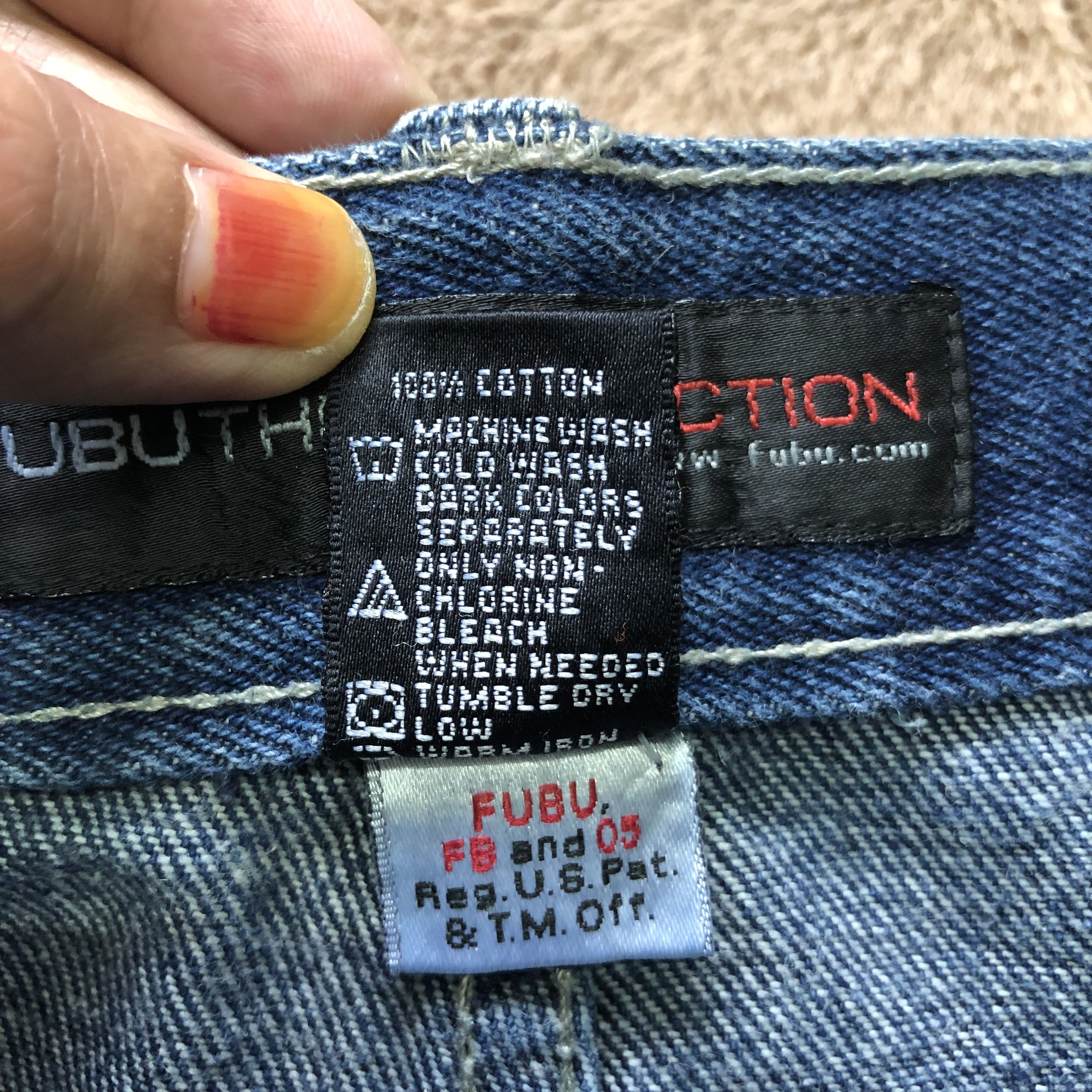 Fubu Fubu The Collection Jeans Pants W44 L34 #4316-149 Size US 44 / EU 60 - 19 Thumbnail
