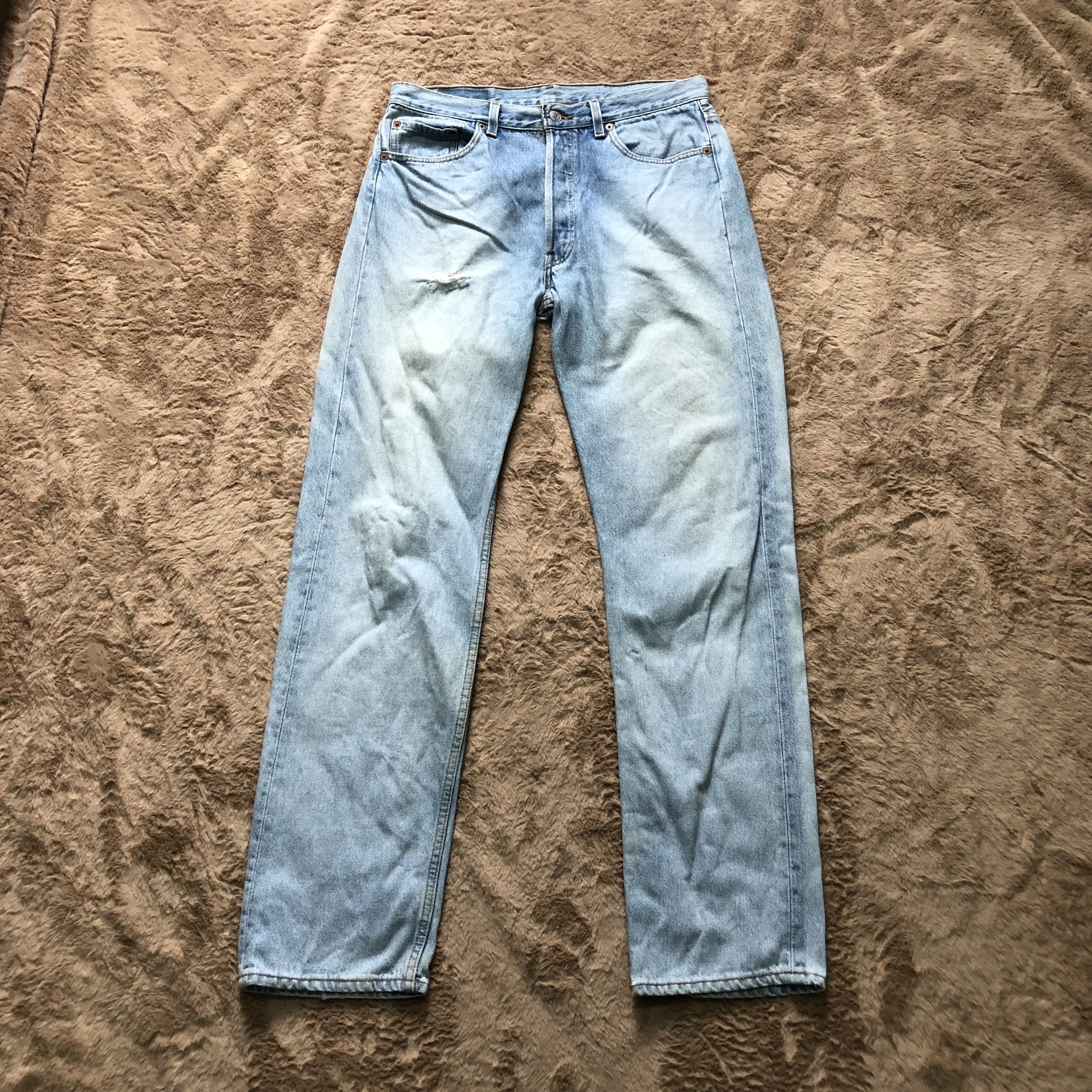 Levi's Vintage Clothing Levi's 501 Made In Usa Washed Denim Pants #4314-149 Size US 32 / EU 48 - 1 Thumbnail