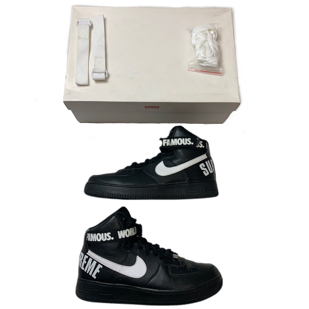 Nike air force supreme world famous best sale