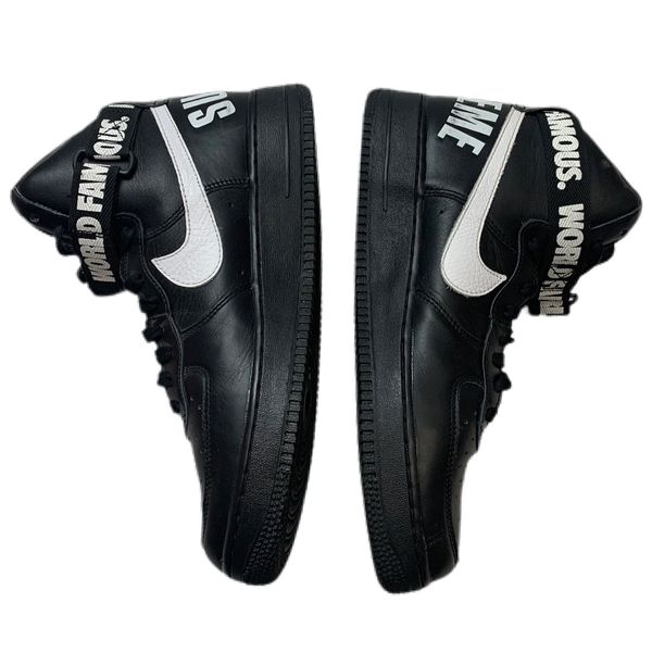 Supreme Nike Air Force 1 Supreme World Famous Black | Grailed