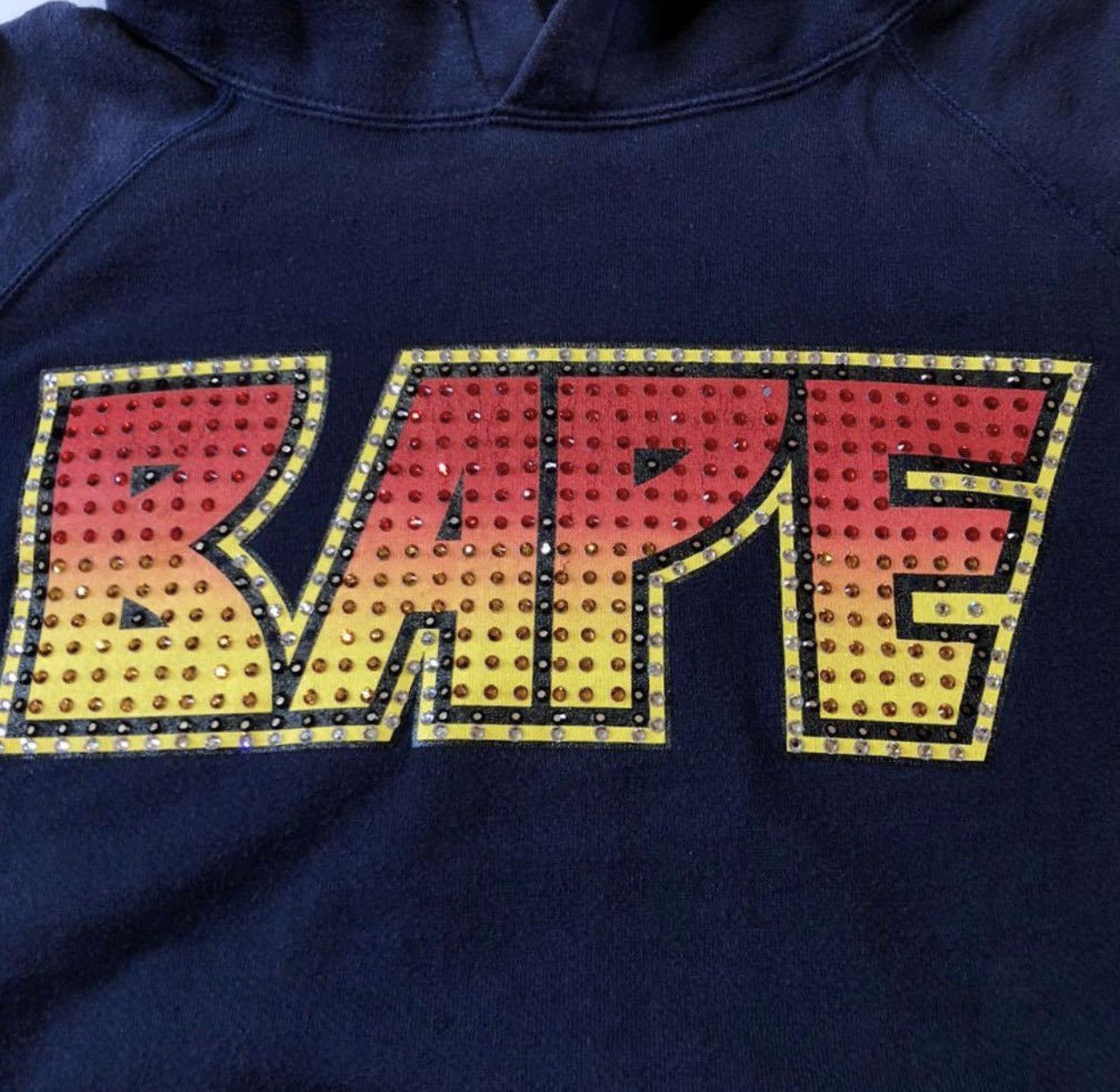 Bape Kiss Swarovski Full Zip Hoodie Size US M / EU 48-50 / 2 - 3 Thumbnail