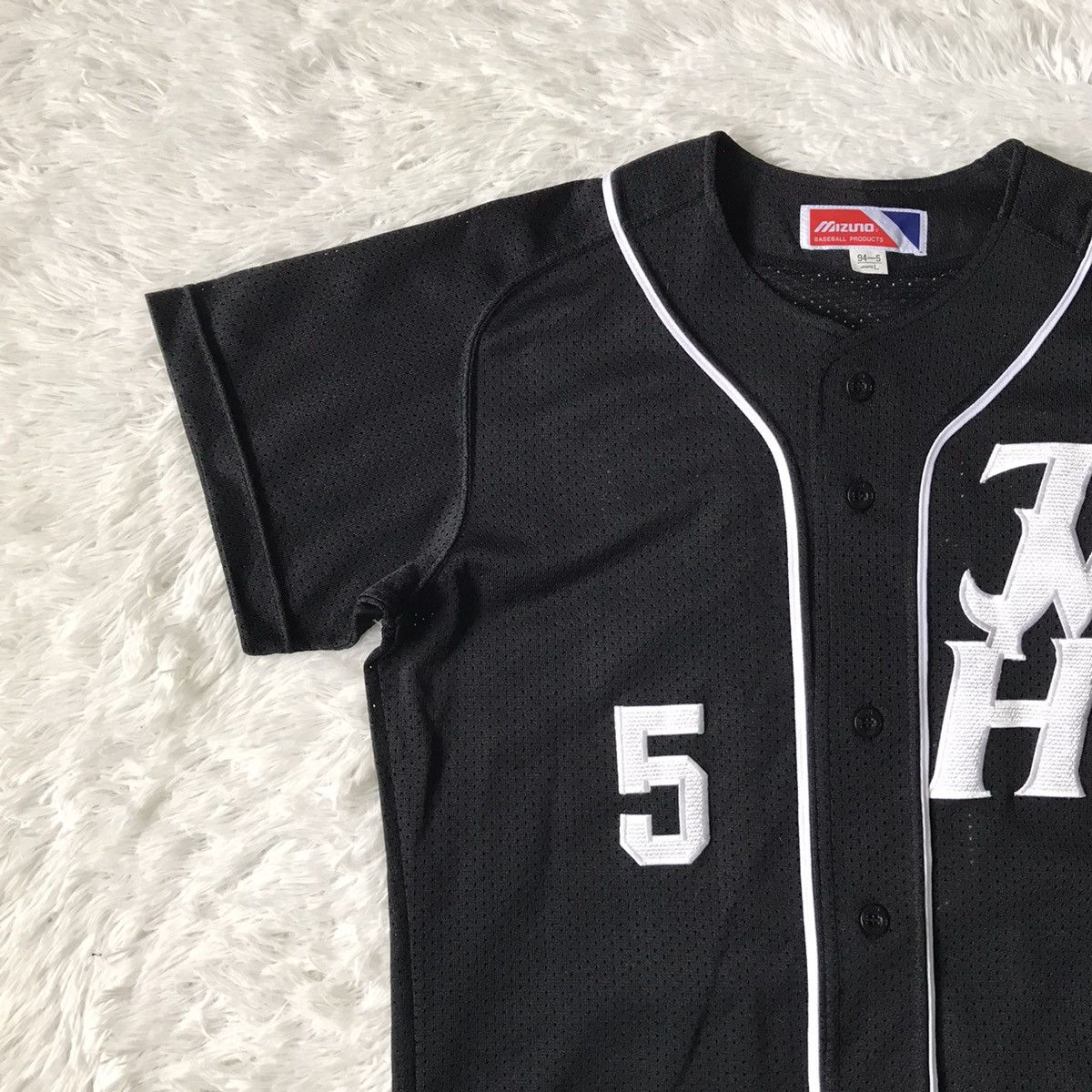 Mizuno Mizuno Baseball Shirt JMH Yousaku 5 Made in Japan Size US L / EU 52-54 / 3 - 3 Thumbnail