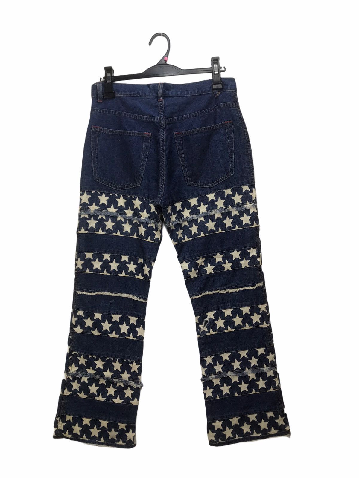 Japanese Brand Livre Claire Patchwork Style Pant Size US 30 / EU 46 - 2 Thumbnail
