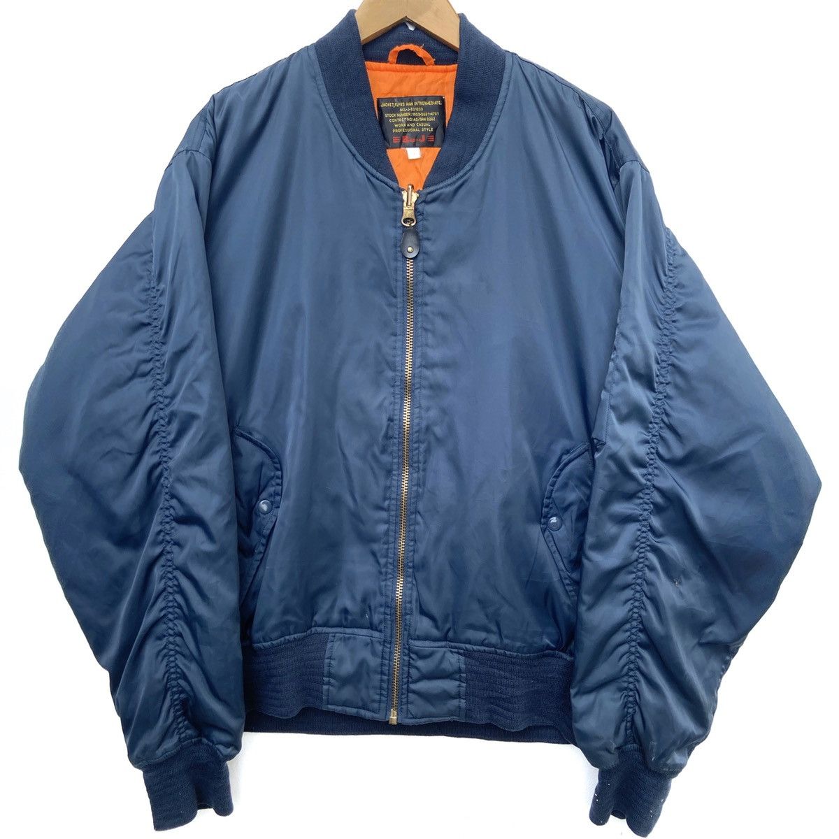 Vintage Vintage 90's Military Flyers Man Bomber Jacket Size XL Size US L / EU 52-54 / 3 - 1 Thumbnail