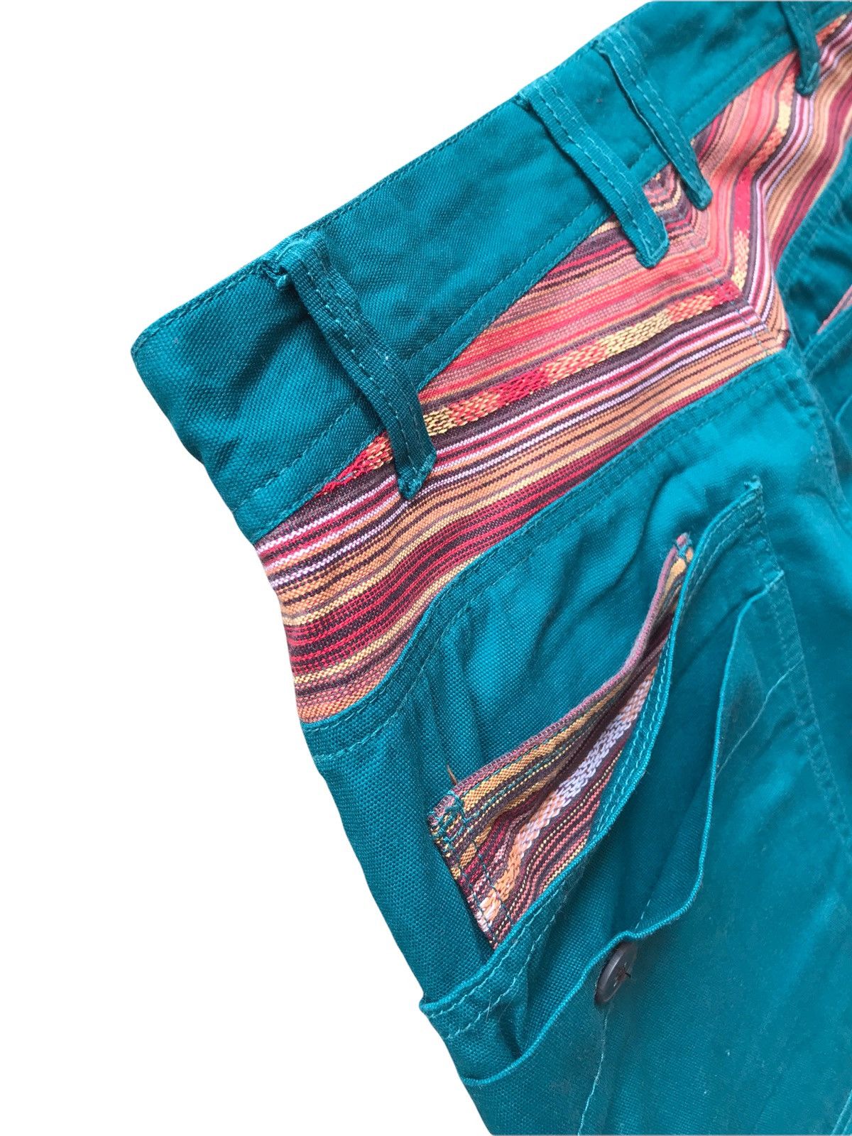 Japanese Brand Native Ability Ortega Rectangular Triple Back Pocket Pants Size US 30 / EU 46 - 5 Thumbnail