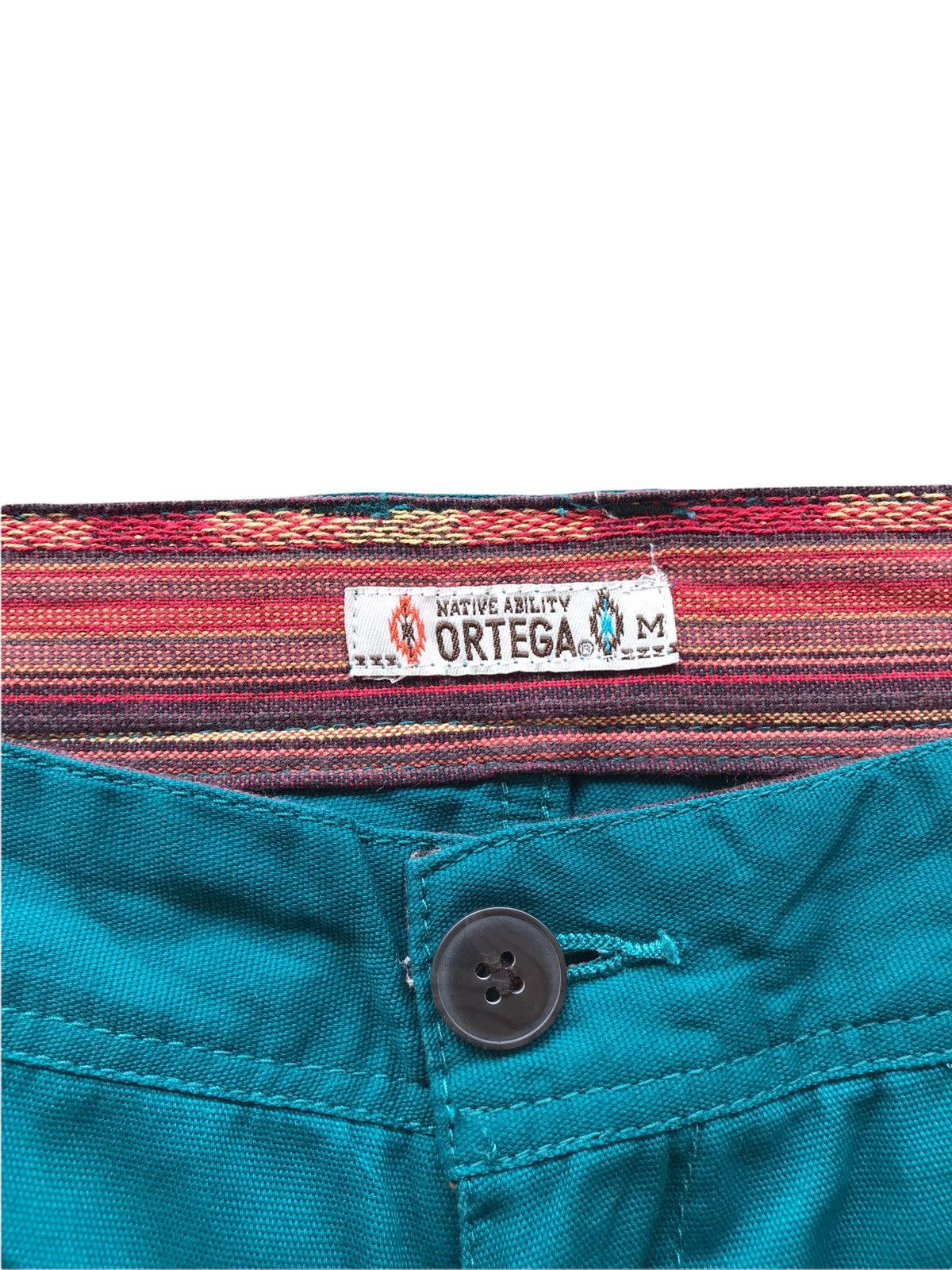 Japanese Brand Native Ability Ortega Rectangular Triple Back Pocket Pants Size US 30 / EU 46 - 8 Thumbnail
