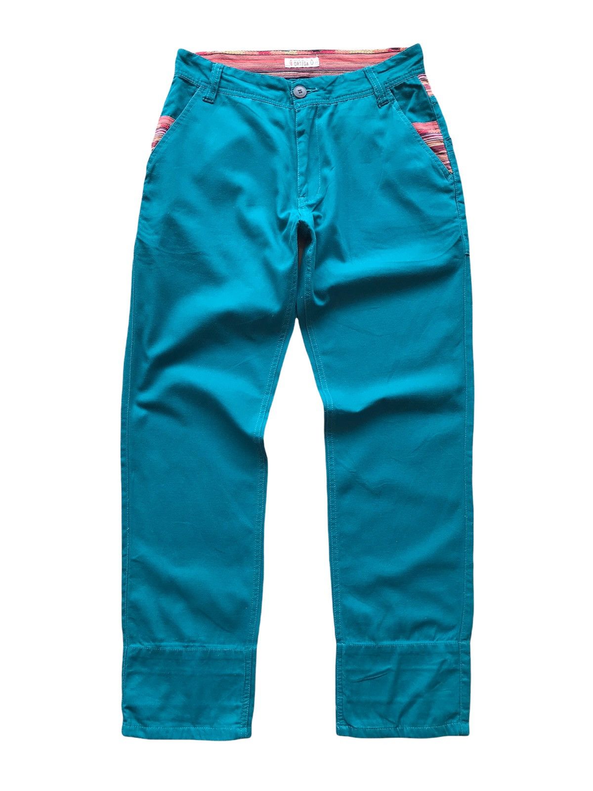 Japanese Brand Native Ability Ortega Rectangular Triple Back Pocket Pants Size US 30 / EU 46 - 1 Thumbnail
