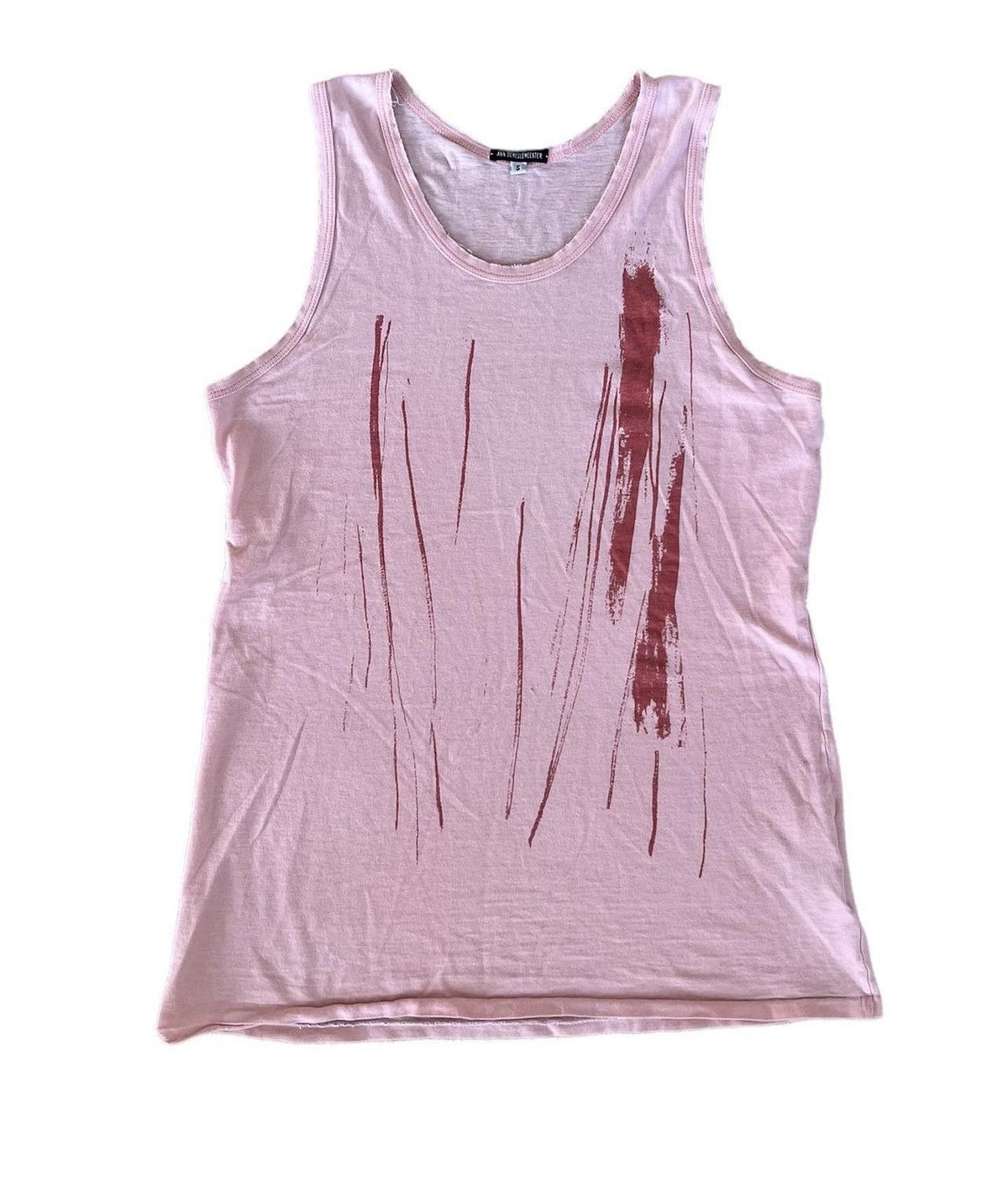 Ann Demeulemeester Gunshot wound tank top Size US S / EU 44-46 / 1 - 1 Thumbnail