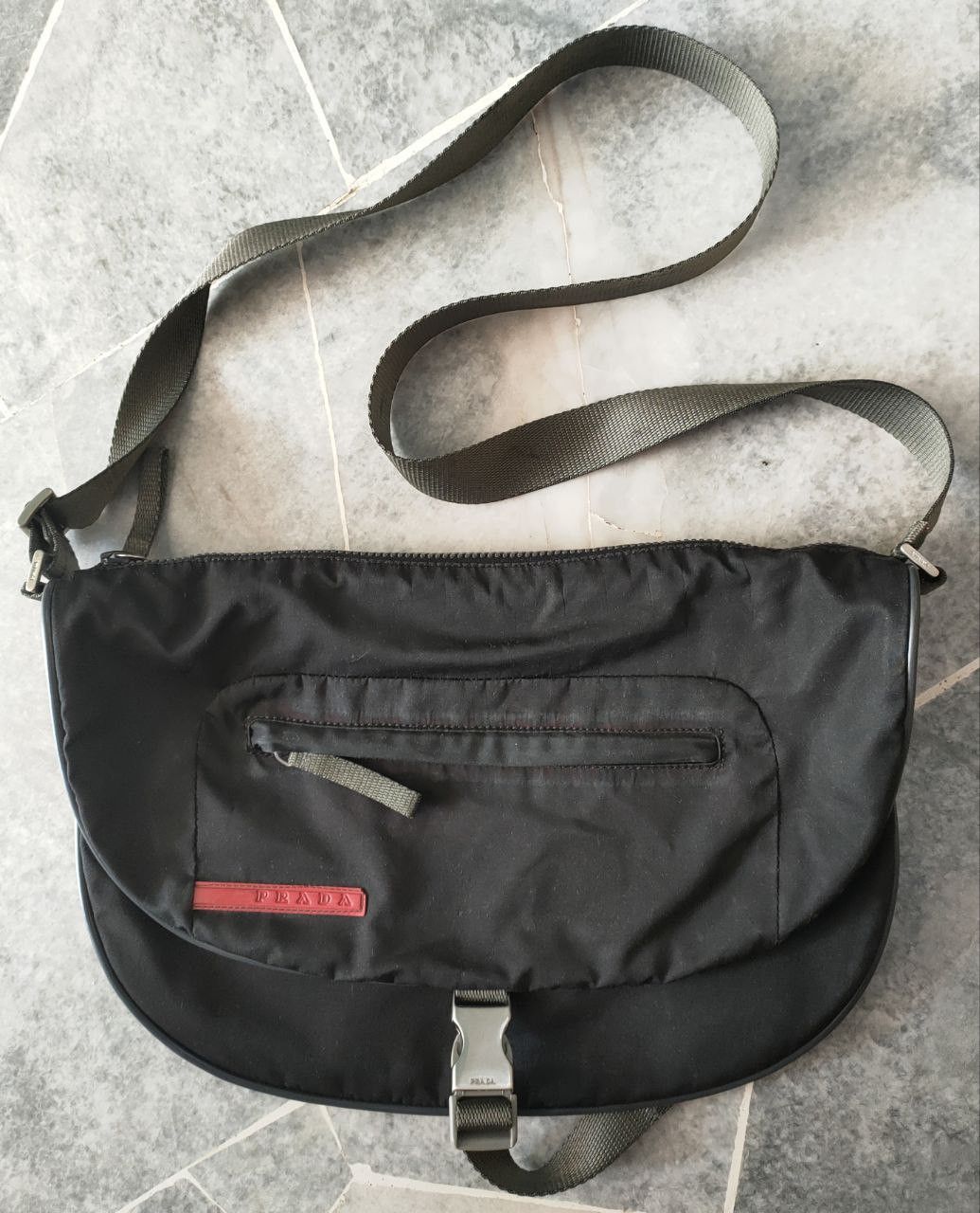 Prada Prada Sports Wax Nylon Sling Size ONE SIZE - 4 Thumbnail