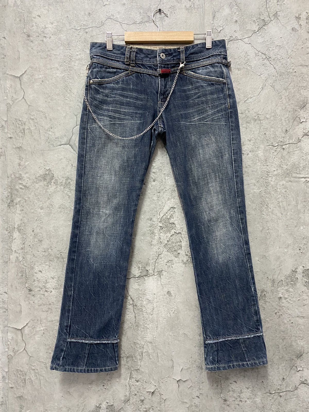 Marithe + Francois Girbaud Marithe Francois Girbaud Reconstructed Mini Flared Denim Size US 30 / EU 46 - 1 Thumbnail