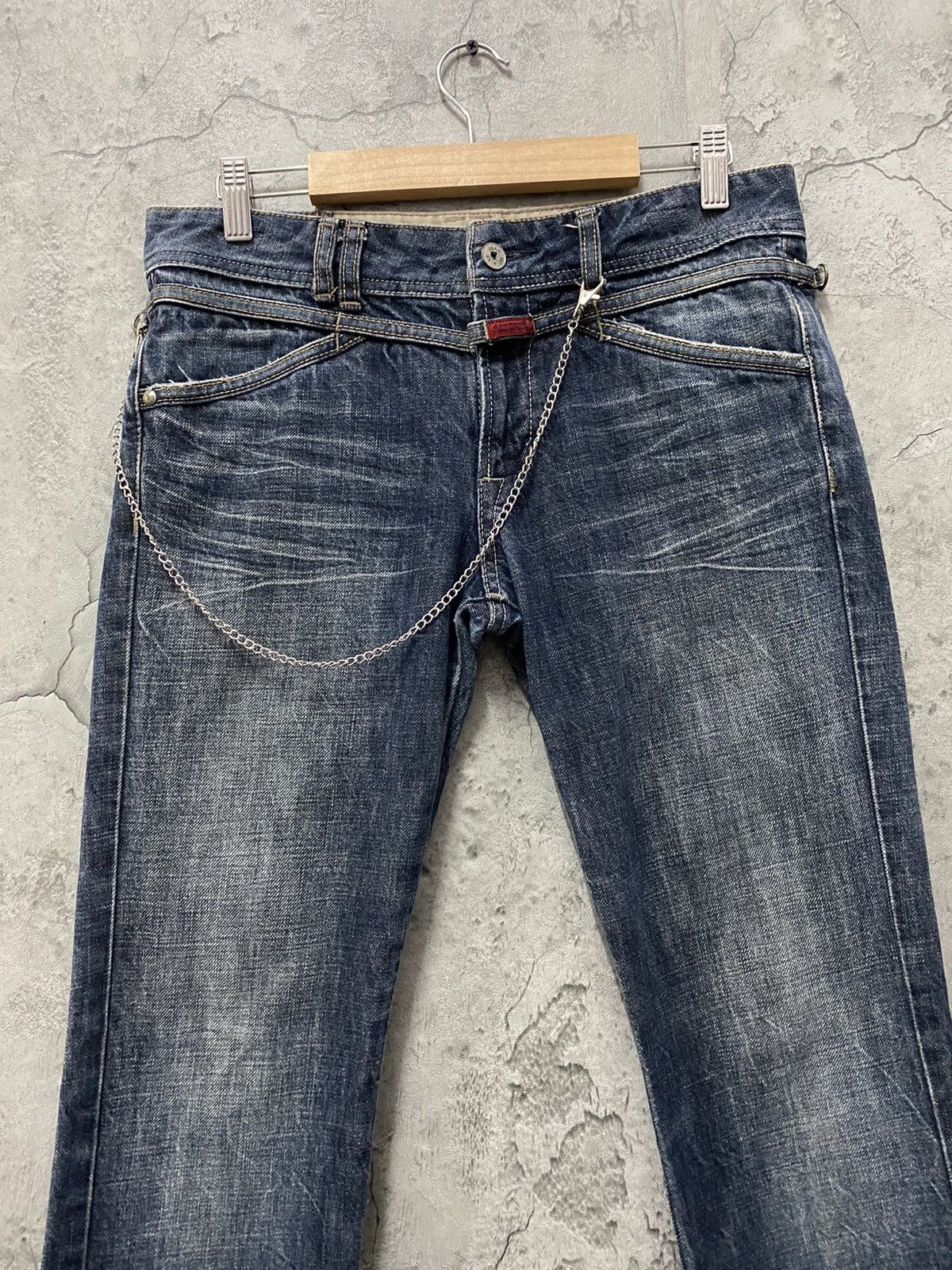 Marithe + Francois Girbaud Marithe Francois Girbaud Reconstructed Mini Flared Denim Size US 30 / EU 46 - 3 Thumbnail