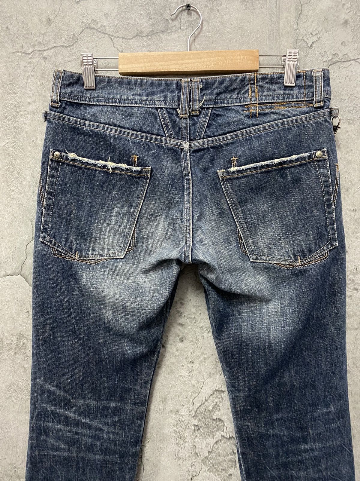 Marithe + Francois Girbaud Marithe Francois Girbaud Reconstructed Mini Flared Denim Size US 30 / EU 46 - 8 Thumbnail