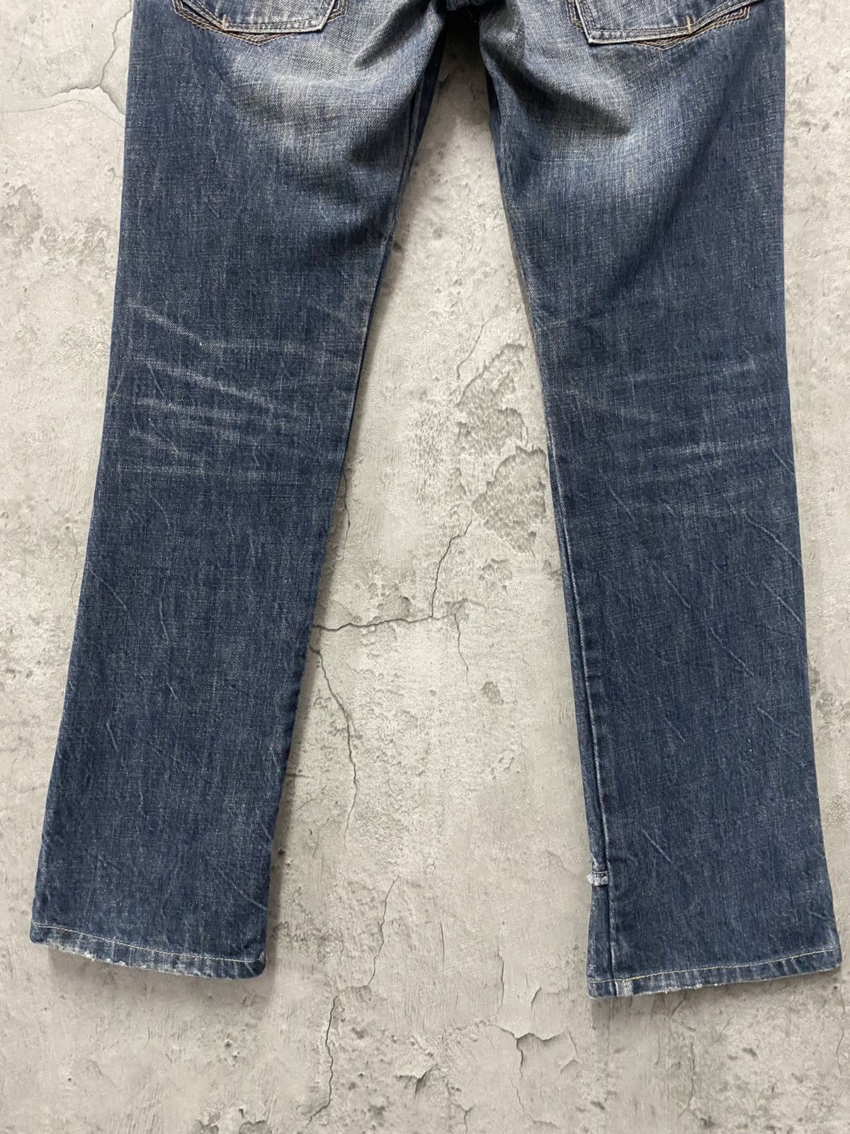 Marithe + Francois Girbaud Marithe Francois Girbaud Reconstructed Mini Flared Denim Size US 30 / EU 46 - 9 Thumbnail