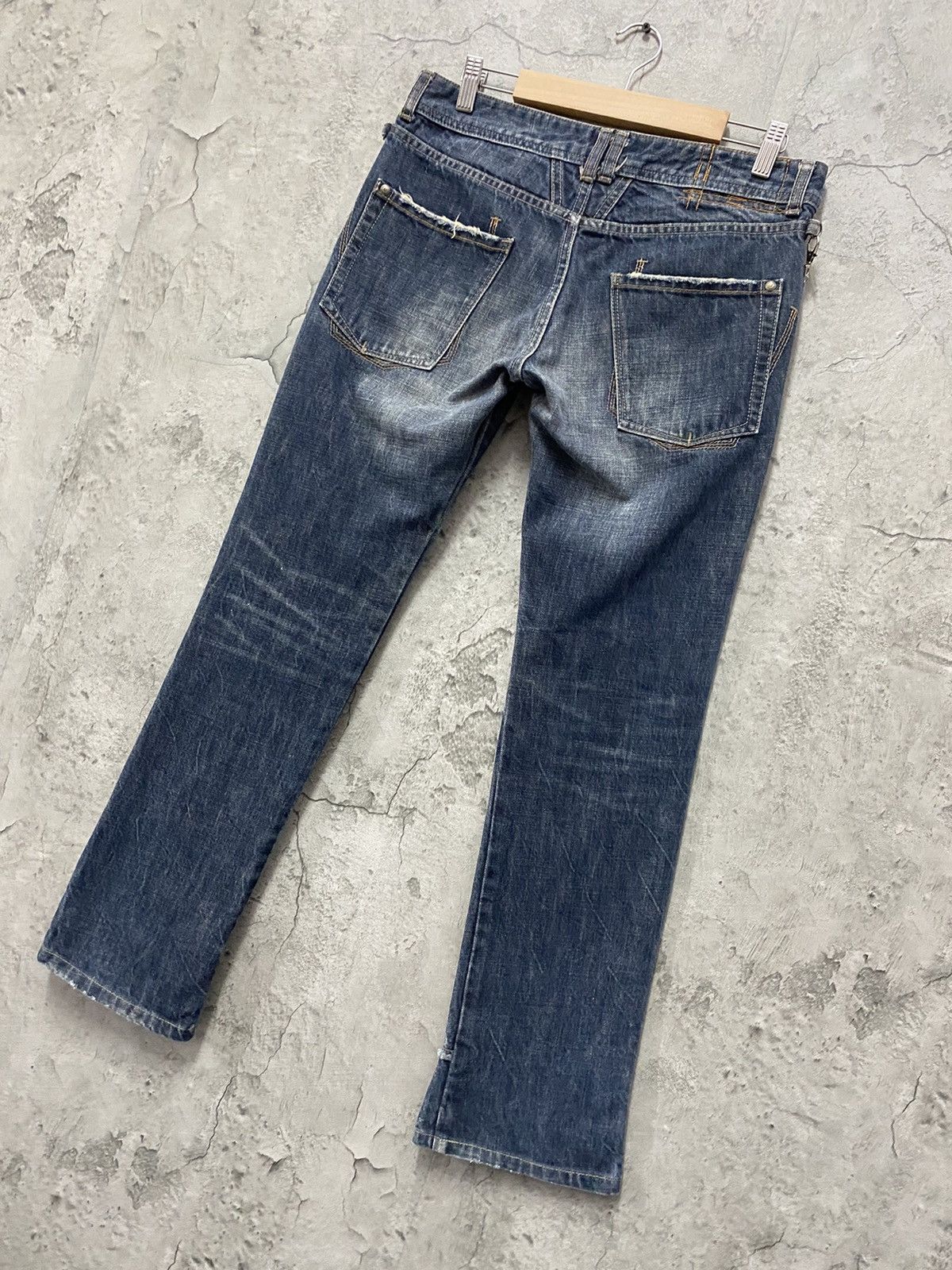 Marithe + Francois Girbaud Marithe Francois Girbaud Reconstructed Mini Flared Denim Size US 30 / EU 46 - 7 Thumbnail