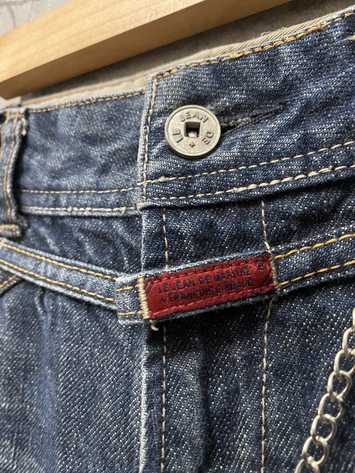 Marithe + Francois Girbaud Marithe Francois Girbaud Reconstructed Mini Flared Denim Size US 30 / EU 46 - 12 Thumbnail