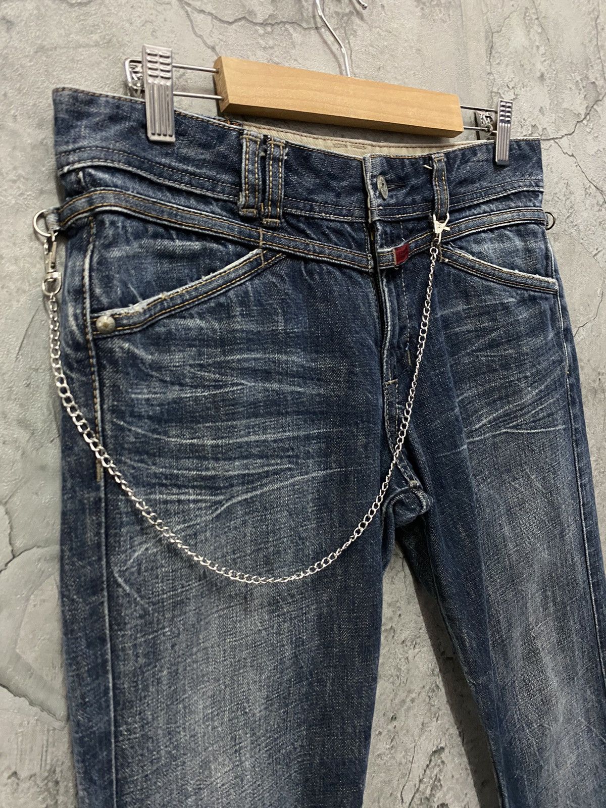Marithe + Francois Girbaud Marithe Francois Girbaud Reconstructed Mini Flared Denim Size US 30 / EU 46 - 11 Thumbnail