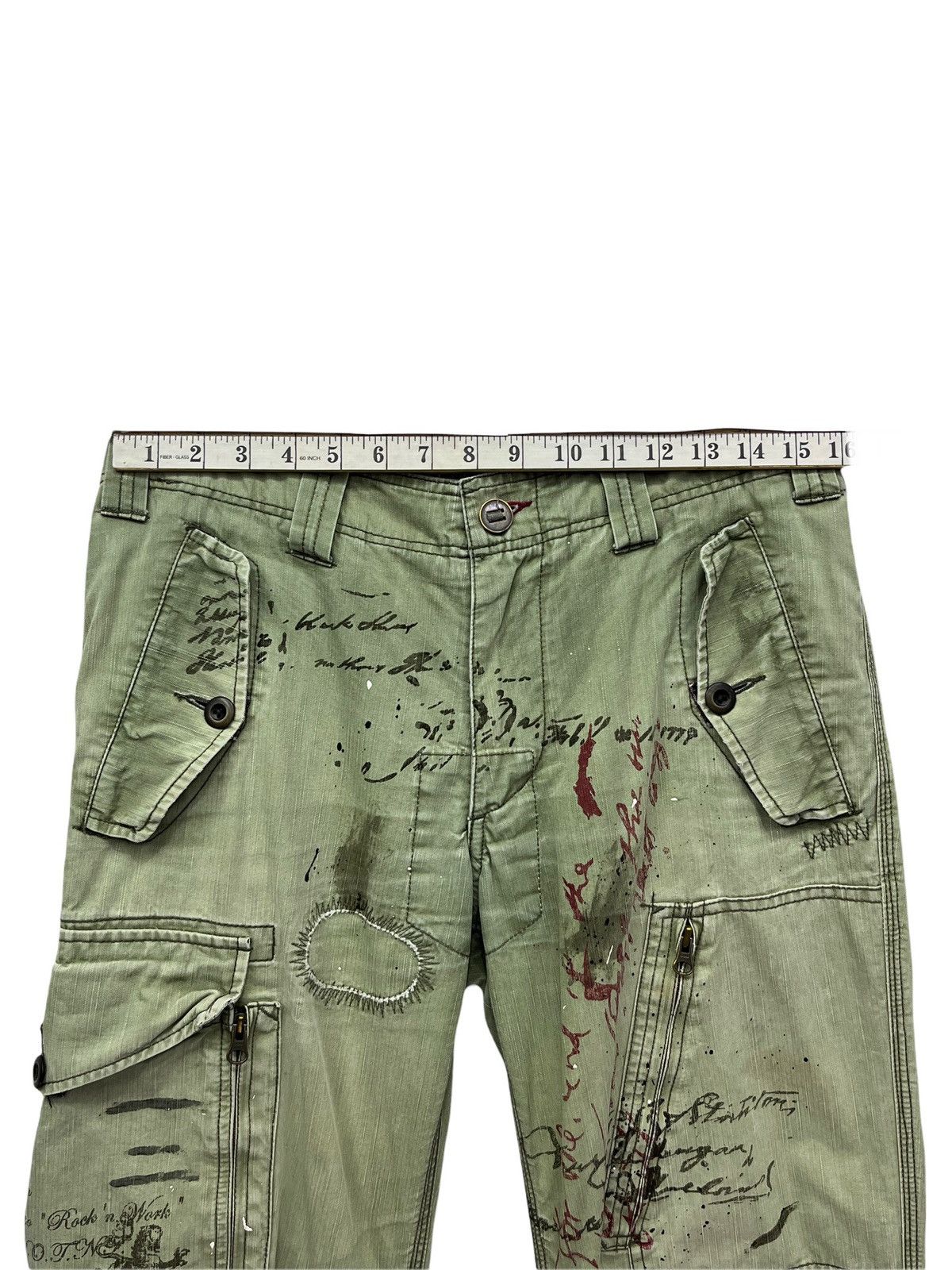 Other 🔥 291295=HOMME Military To Rock N Work Style Cargo Pants Size US 31 - 19 Thumbnail