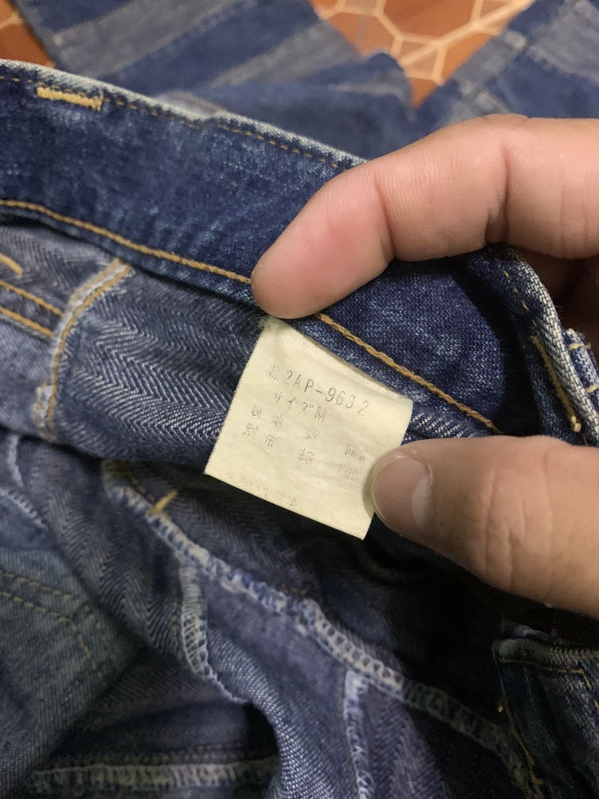 Hysteric Glamour HYSTERIC GLAMOUR KINKY HAGI STRIPES PATCHWORK PUNK DENIM Size US 30 / EU 46 - 15 Thumbnail