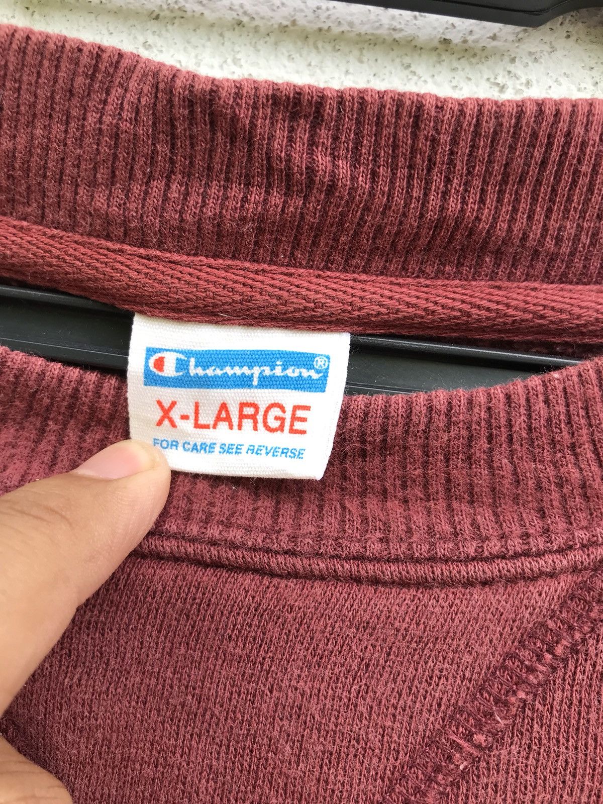 Champion Vintage Champion Number 34 Big Logo Crewneck Sweatshirt Size US XL / EU 56 / 4 - 6 Thumbnail