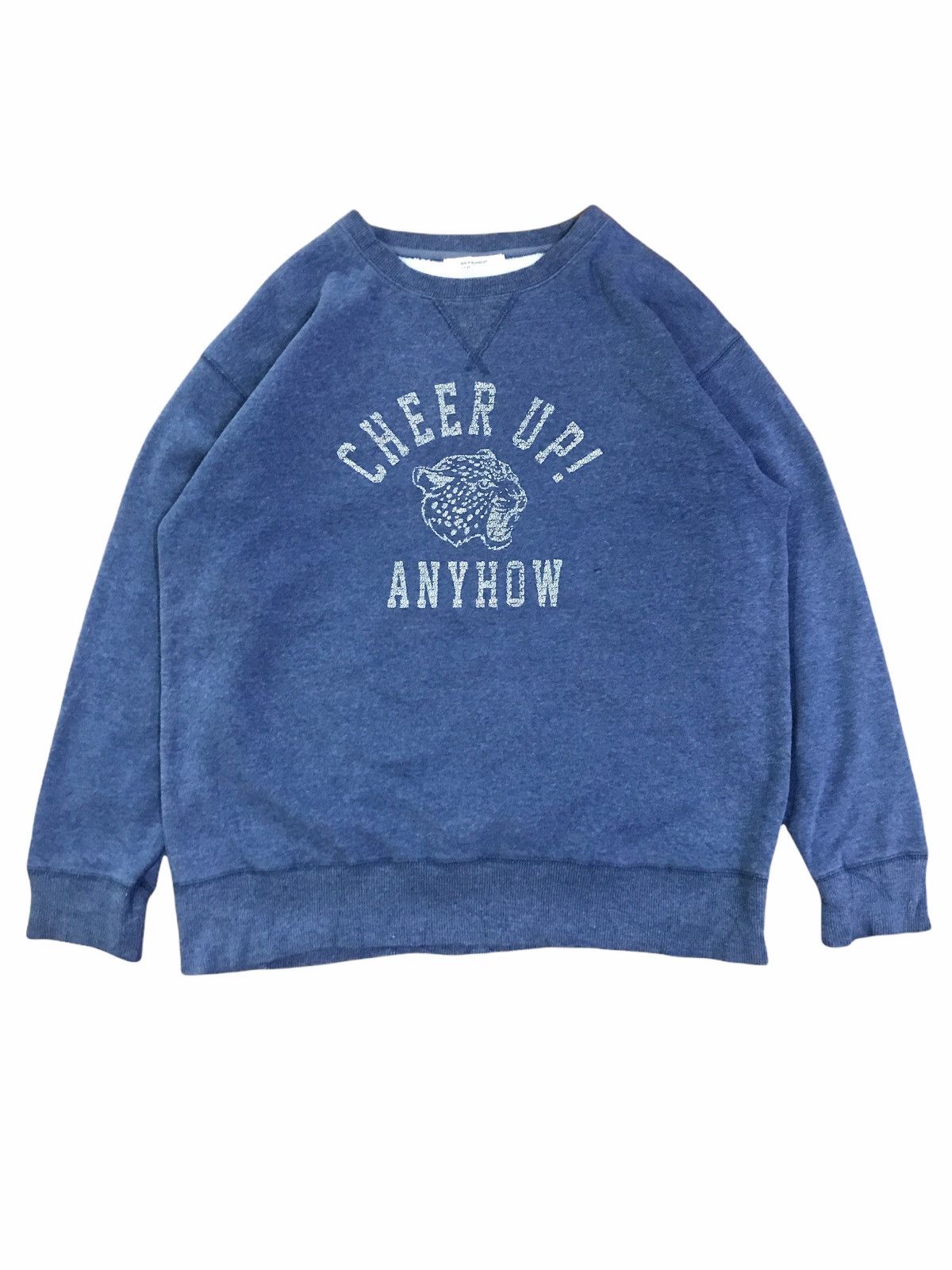 Japanese Brand Japanese Brand Back Number Cheer Up! Anyhow Sweatshirt Size US M / EU 48-50 / 2 - 1 Thumbnail