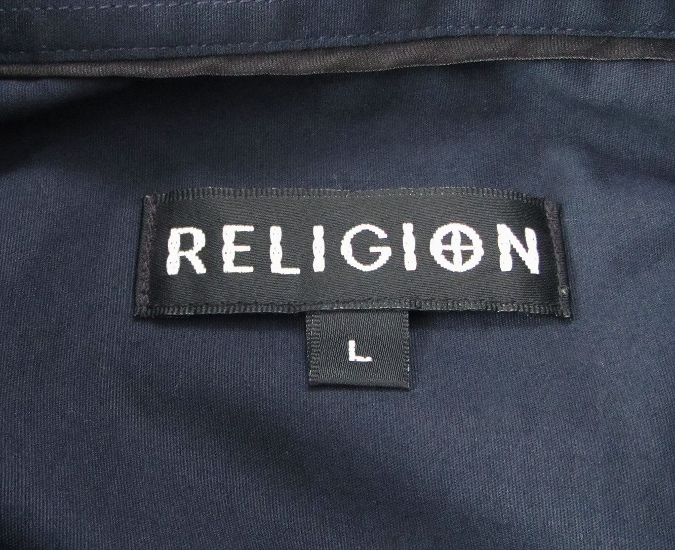 Other Religion long sleeve two tone skeleton logo shirt size L Size US L / EU 52-54 / 3 - 3 Thumbnail